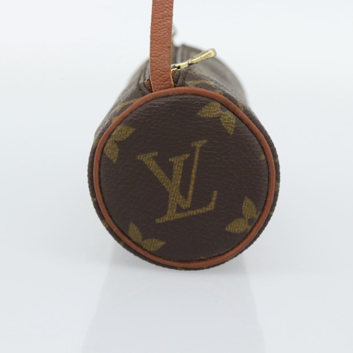 LOUIS VUITTON Monogram Papillon Pouch LV Auth 193850