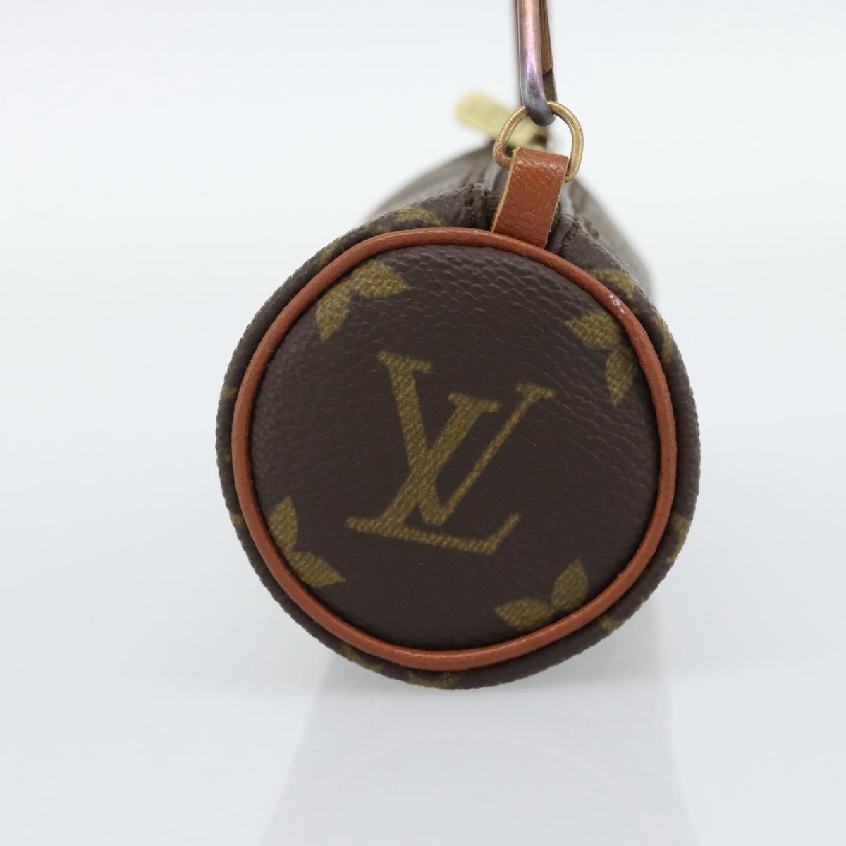 LOUIS VUITTON Monogram Papillon Pouch LV Auth 193850