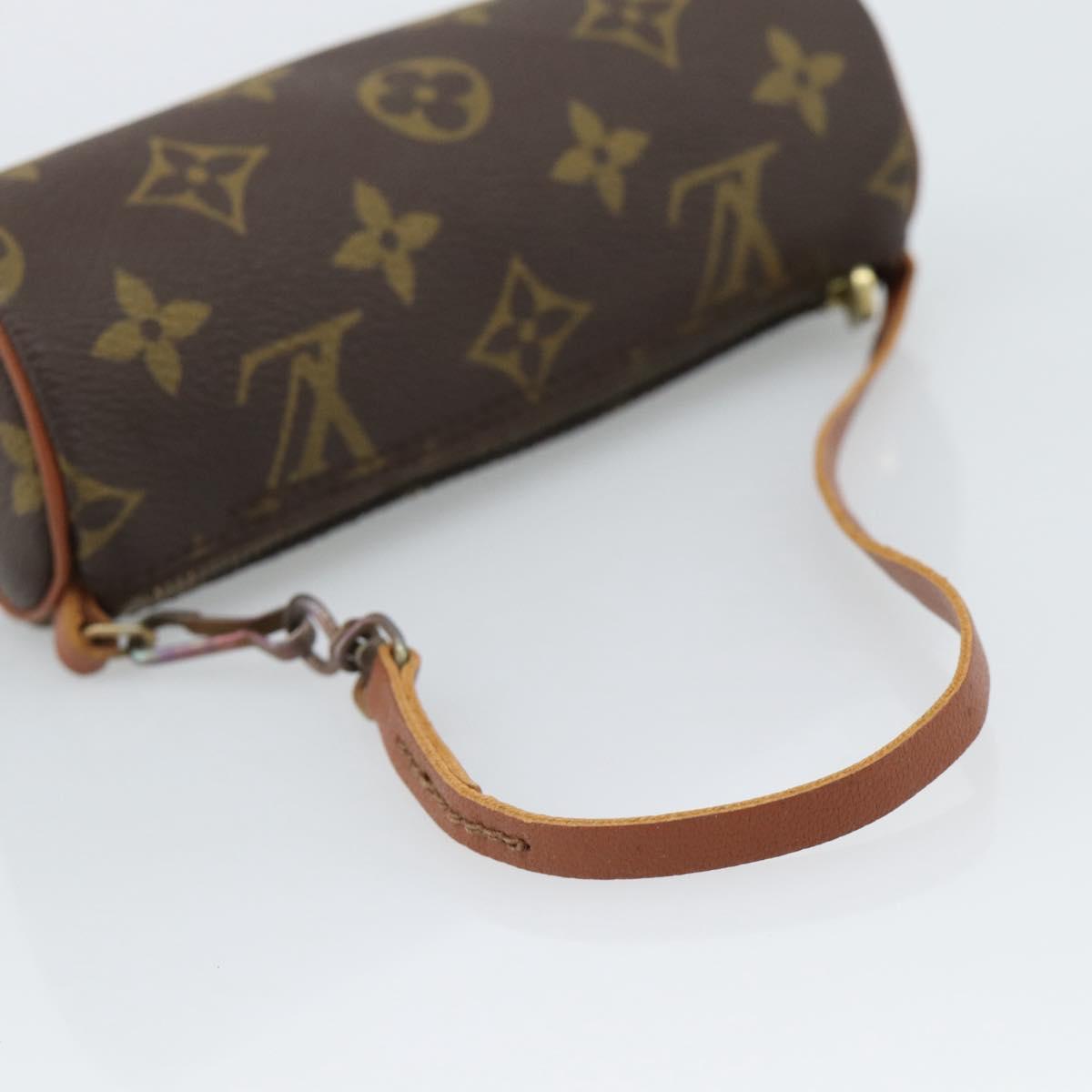 LOUIS VUITTON Monogram Papillon Pouch LV Auth 193850