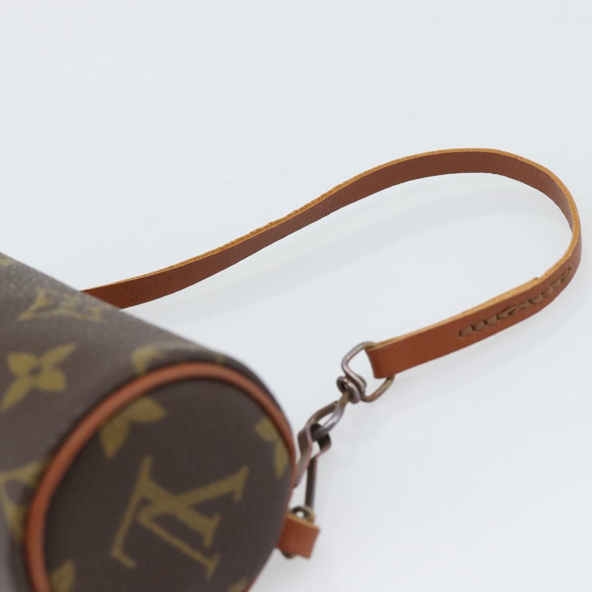 LOUIS VUITTON Monogram Papillon Pouch LV Auth 193850