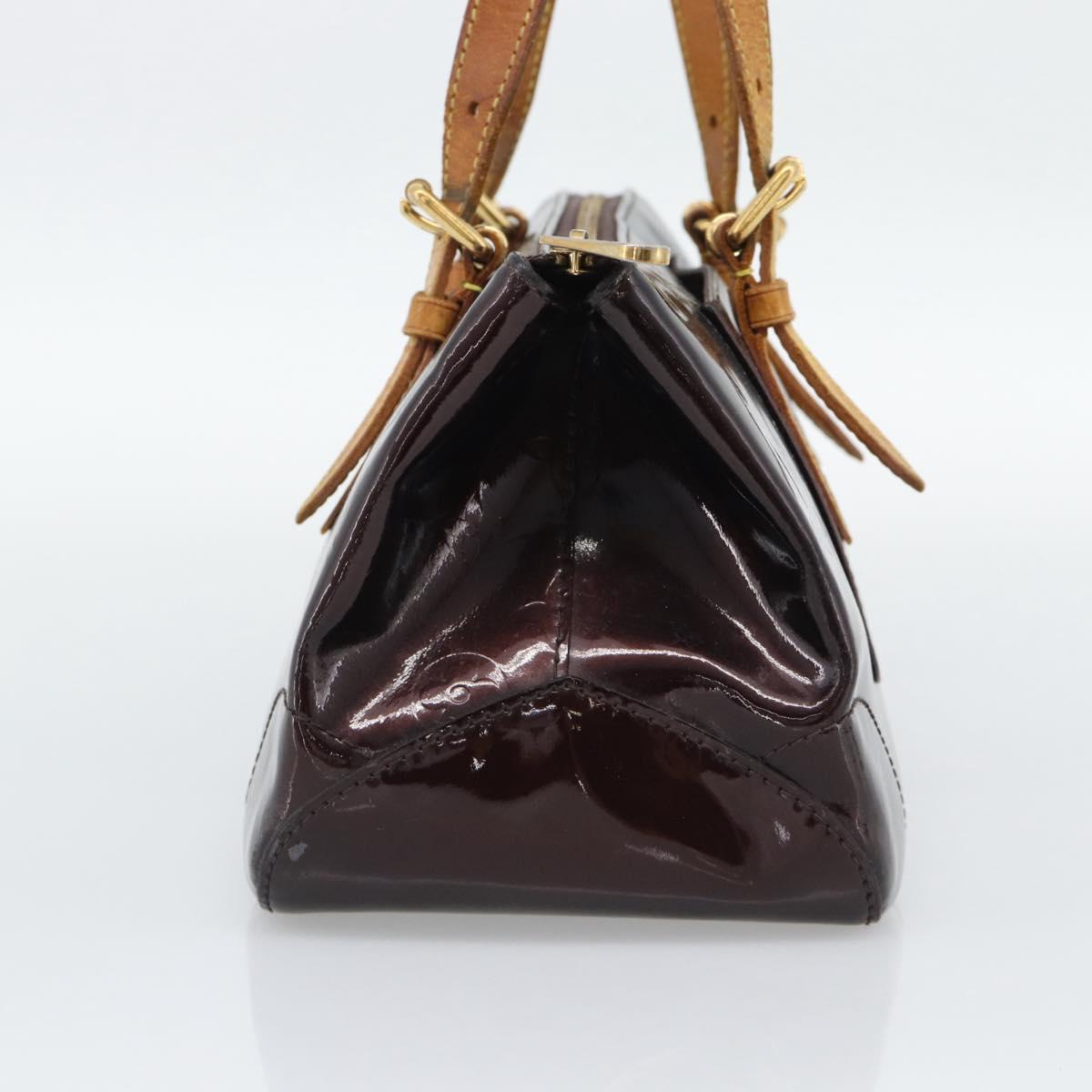 LOUIS VUITTON Monogram Vernis Rosewood Avenue Bag Amarante M93510 LV Auth 193852