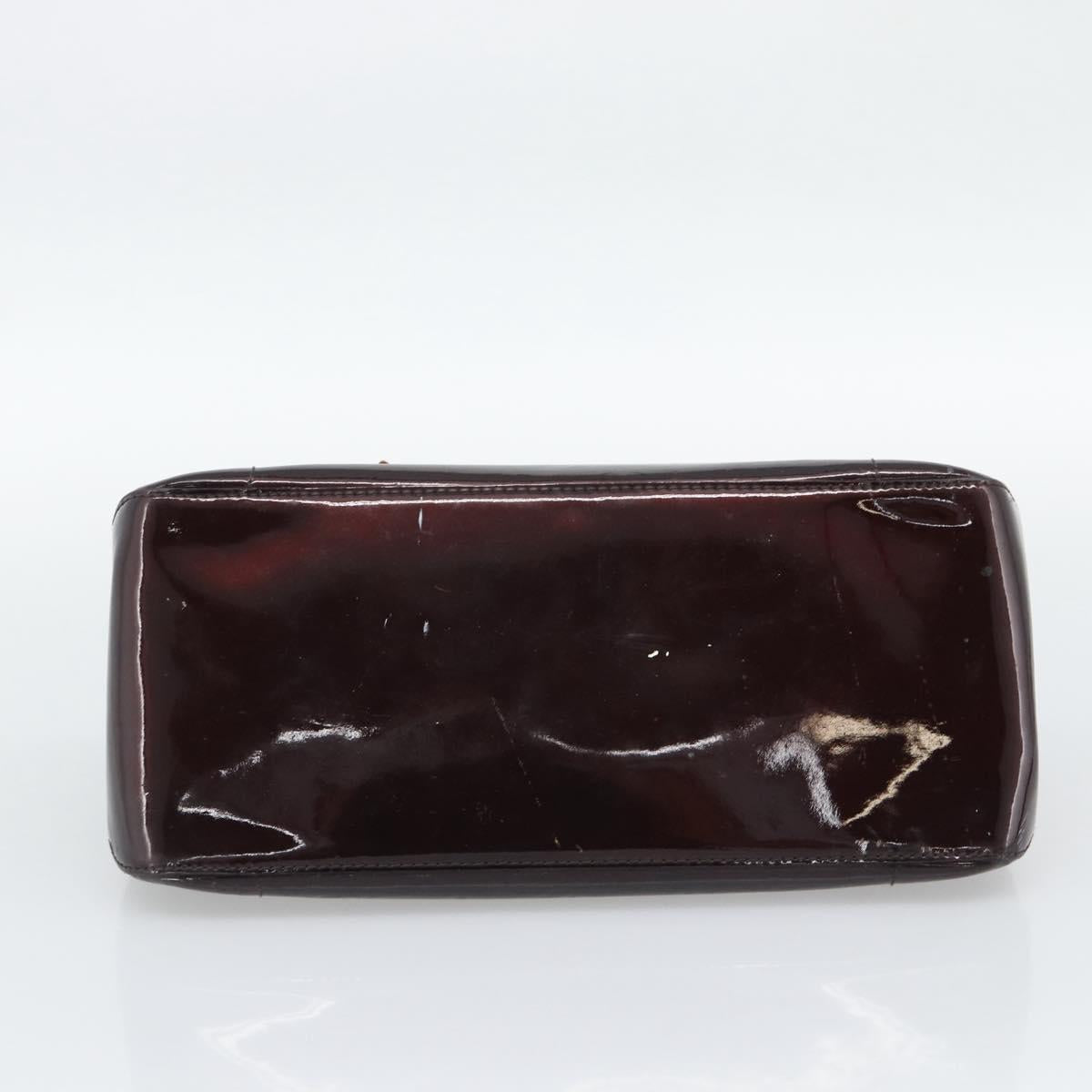 LOUIS VUITTON Monogram Vernis Rosewood Avenue Bag Amarante M93510 LV Auth 193852