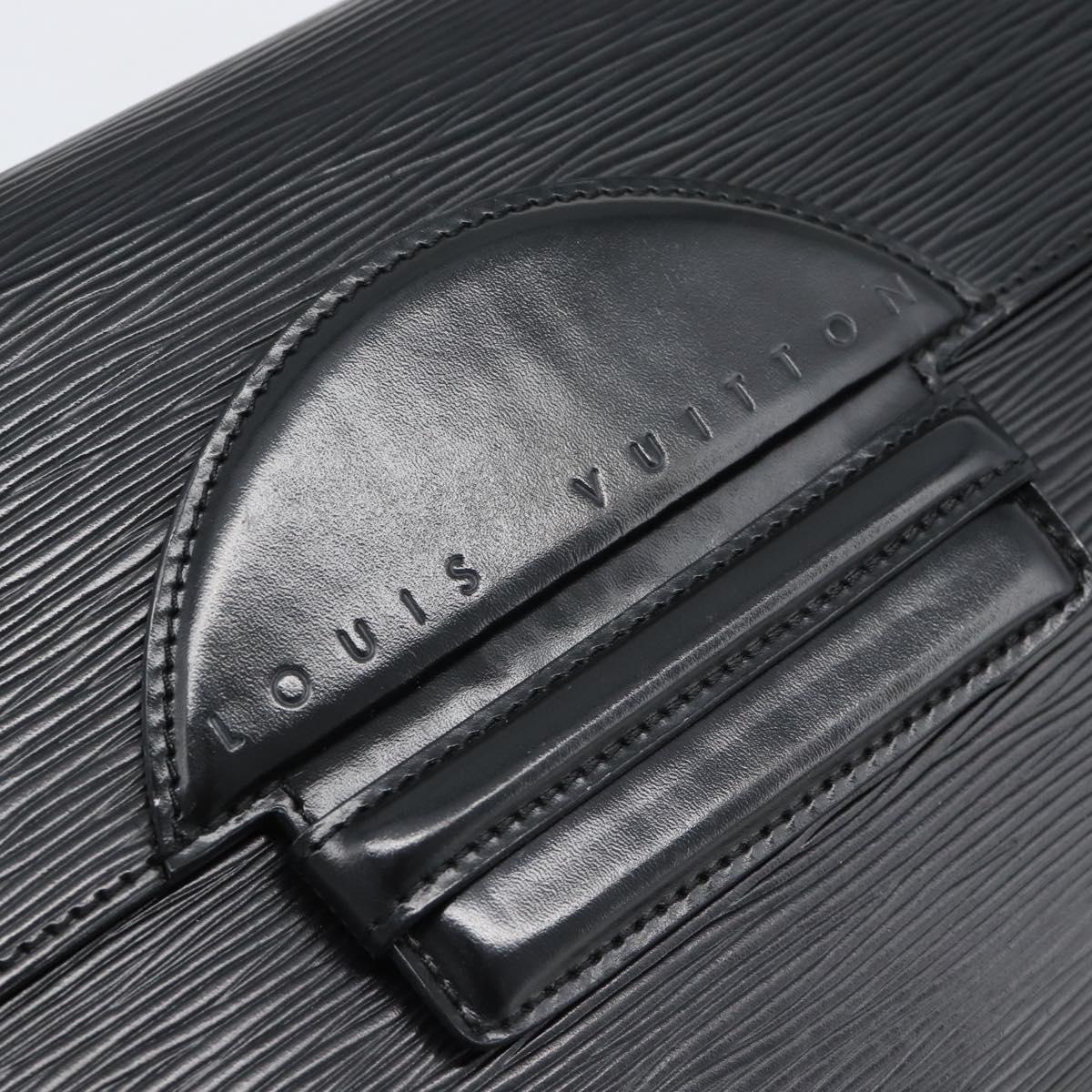 LOUIS VUITTON Epi Chaillot Clutch Bag Black M52542 LV Auth 193853