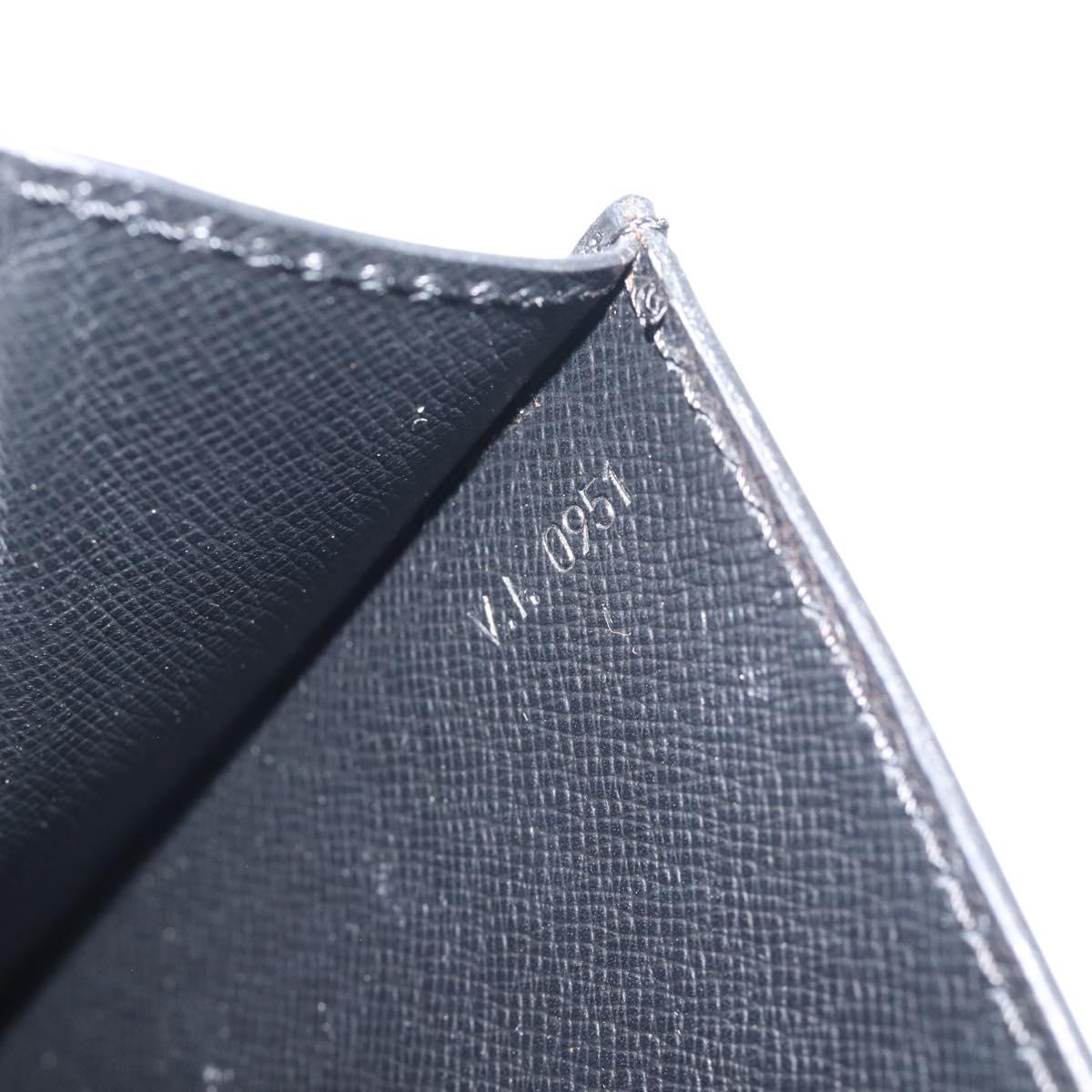 LOUIS VUITTON Epi Chaillot Clutch Bag Black M52542 LV Auth 193853