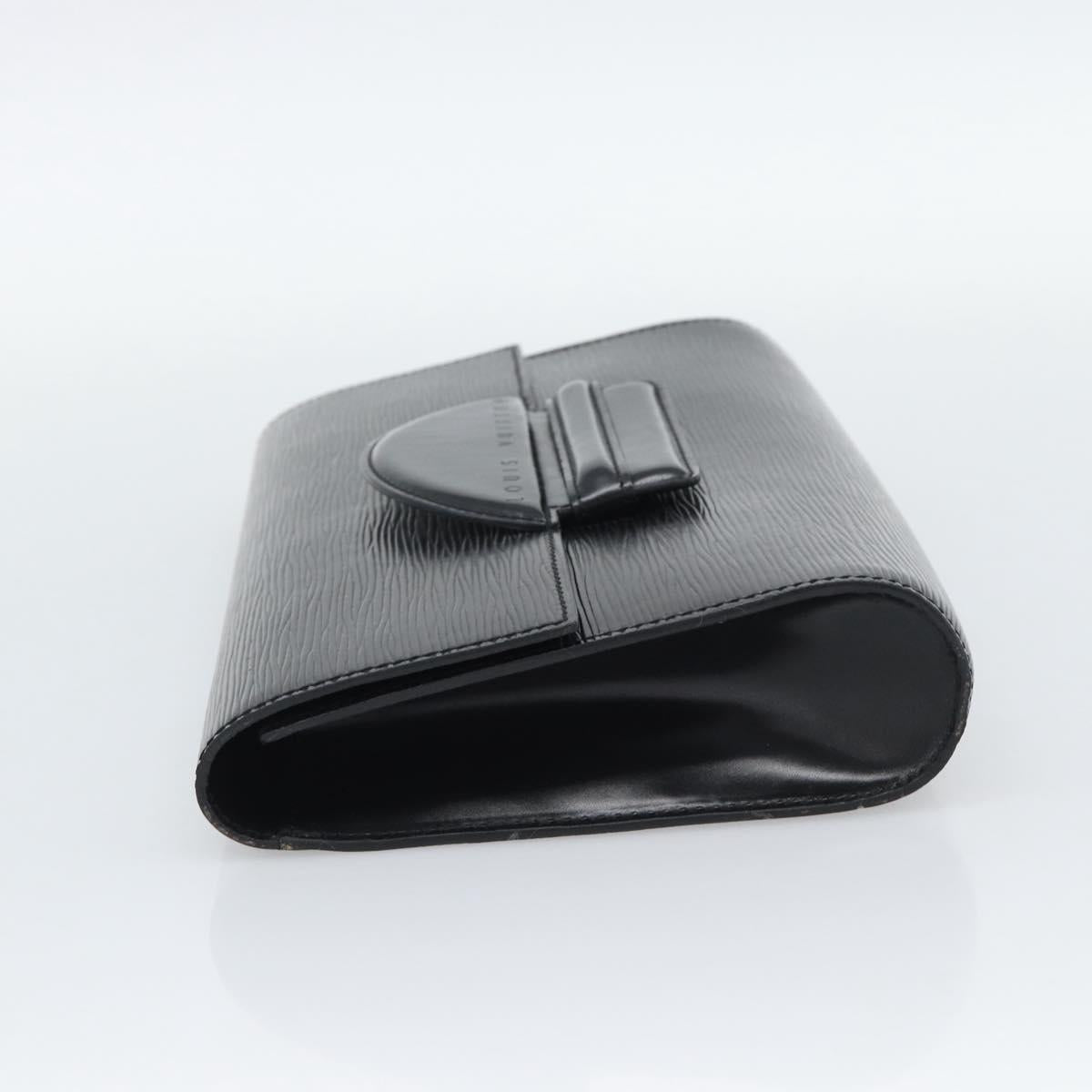 LOUIS VUITTON Epi Chaillot Clutch Bag Black M52542 LV Auth 193853