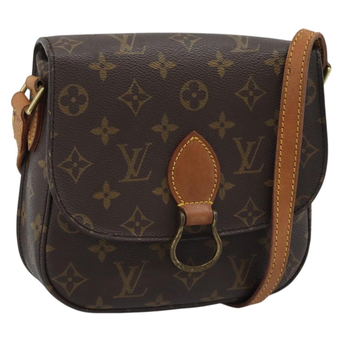 LOUIS VUITTON Monogram Saint Cloud MM Shoulder Bag M51243 LV Auth 193859