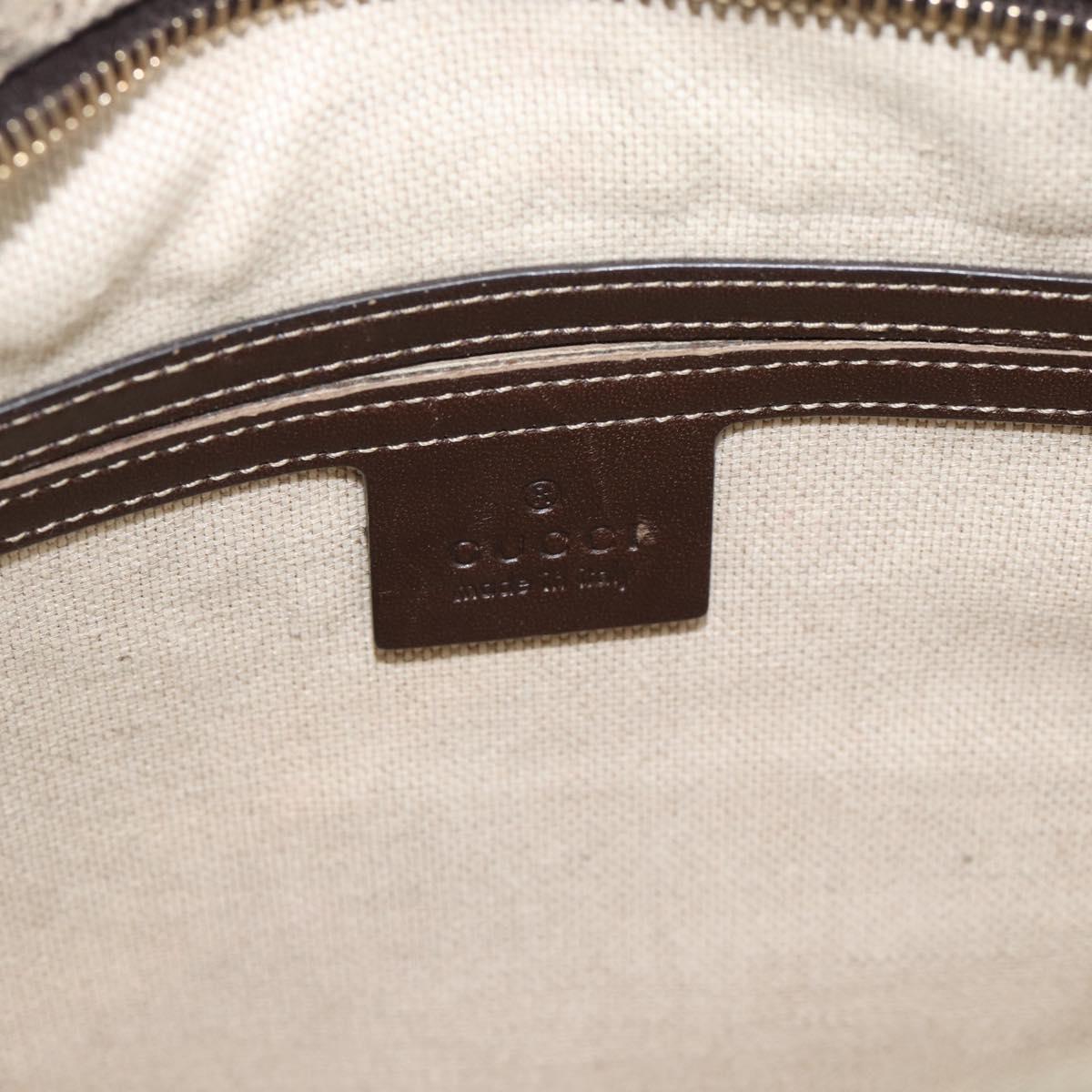 GUCCI GG Supreme Shoulder Bag PVC Beige Gold 295257 Auth 193862