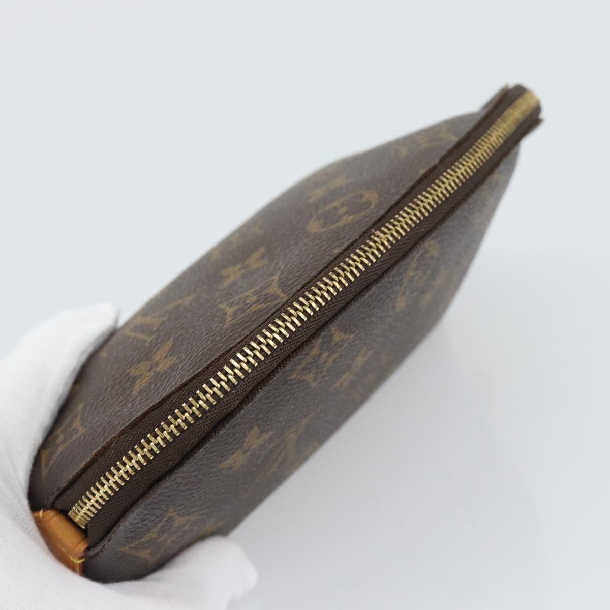 LOUIS VUITTON Monogram Pochette Cosmetic PM Pouch M43998 LV Auth 193864