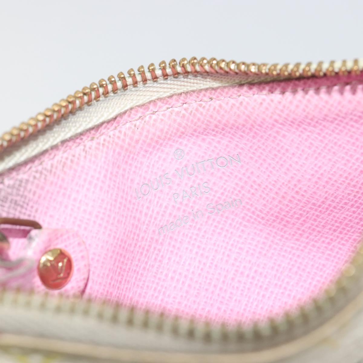 LOUIS VUITTON Monogram Multicolor Pochette Cles NM Purse M93734 LV Auth 193869