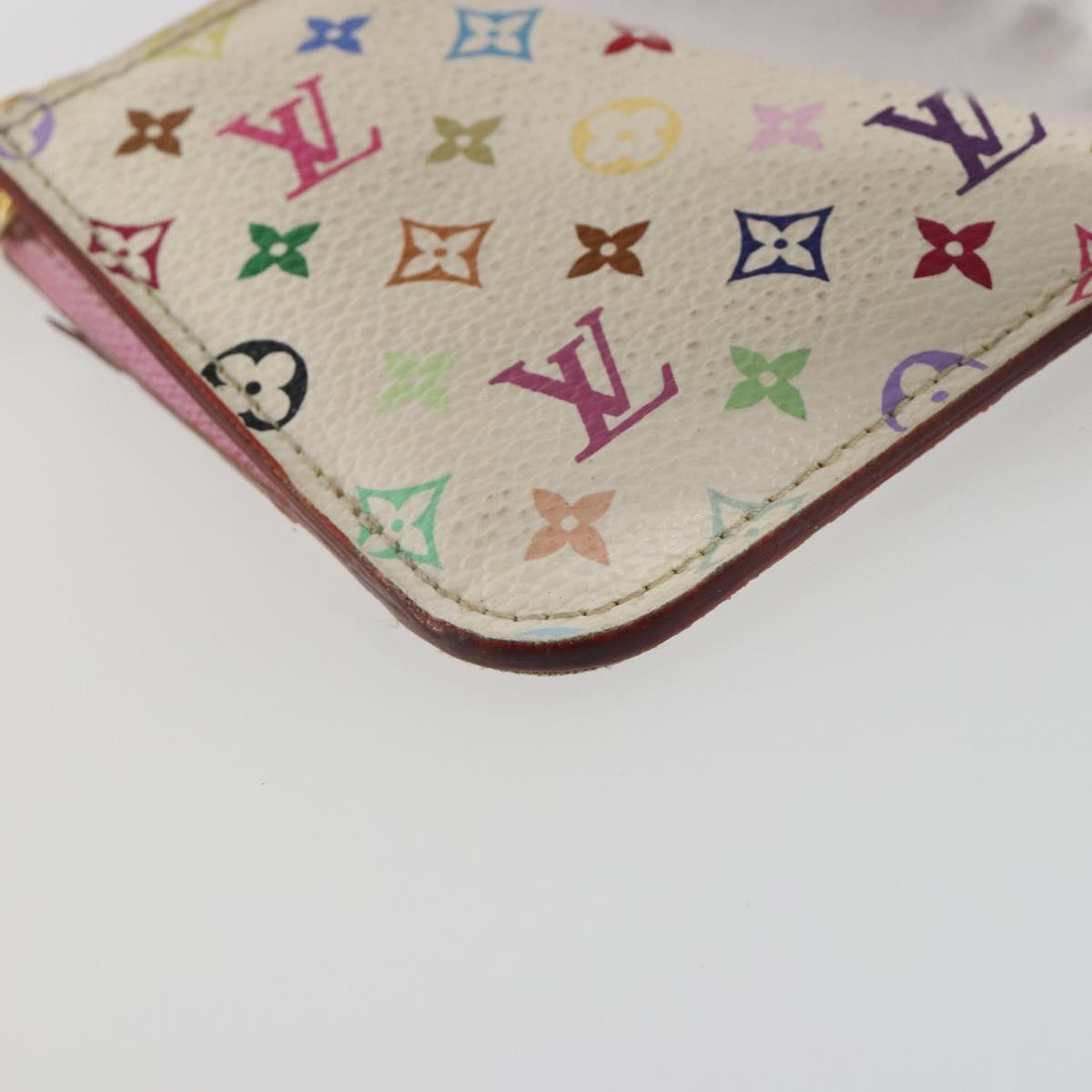 LOUIS VUITTON Monogram Multicolor Pochette Cles NM Purse M93734 LV Auth 193869