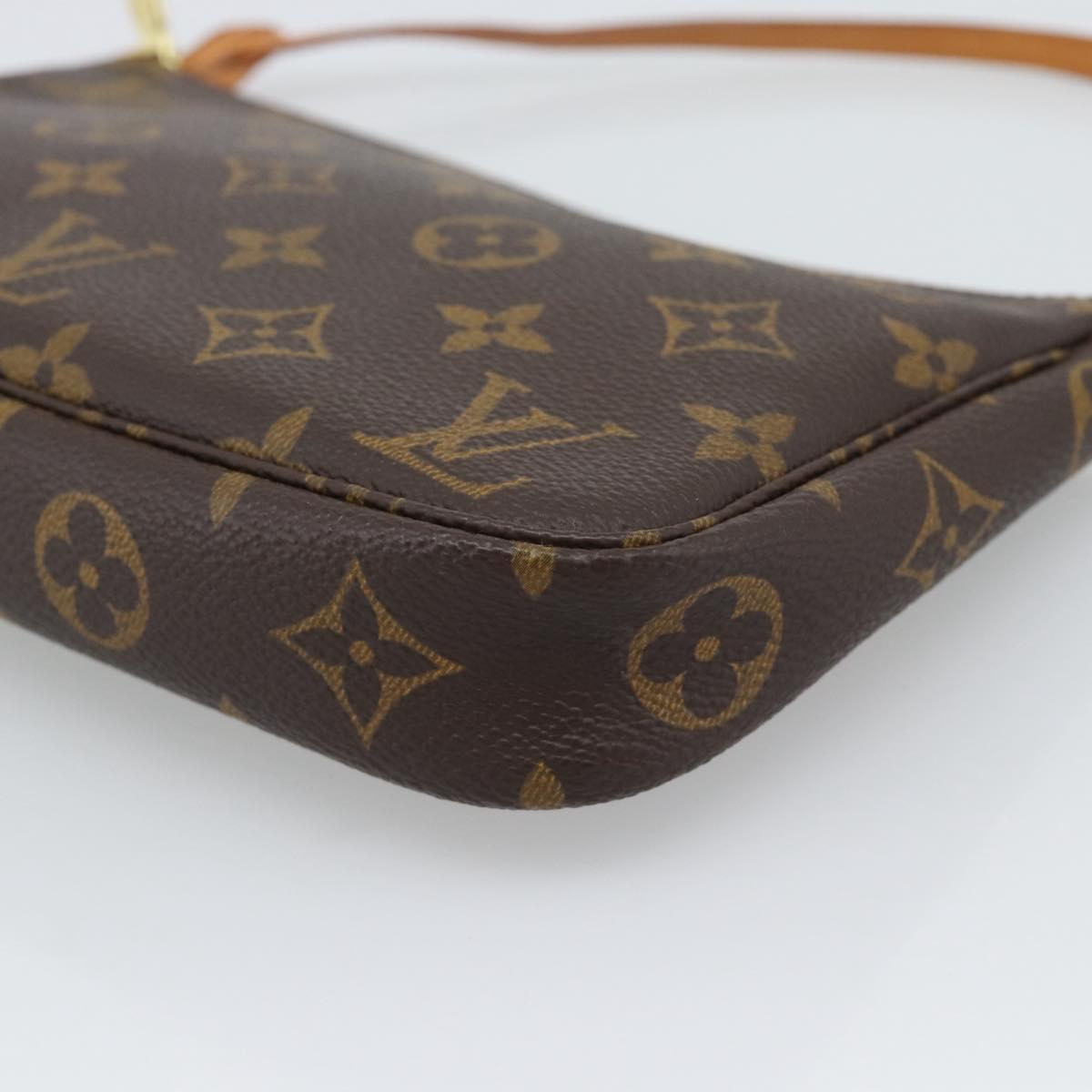 LOUIS VUITTON Monogram Pochette Accessoires Pouch M51980 LV Auth 193871V