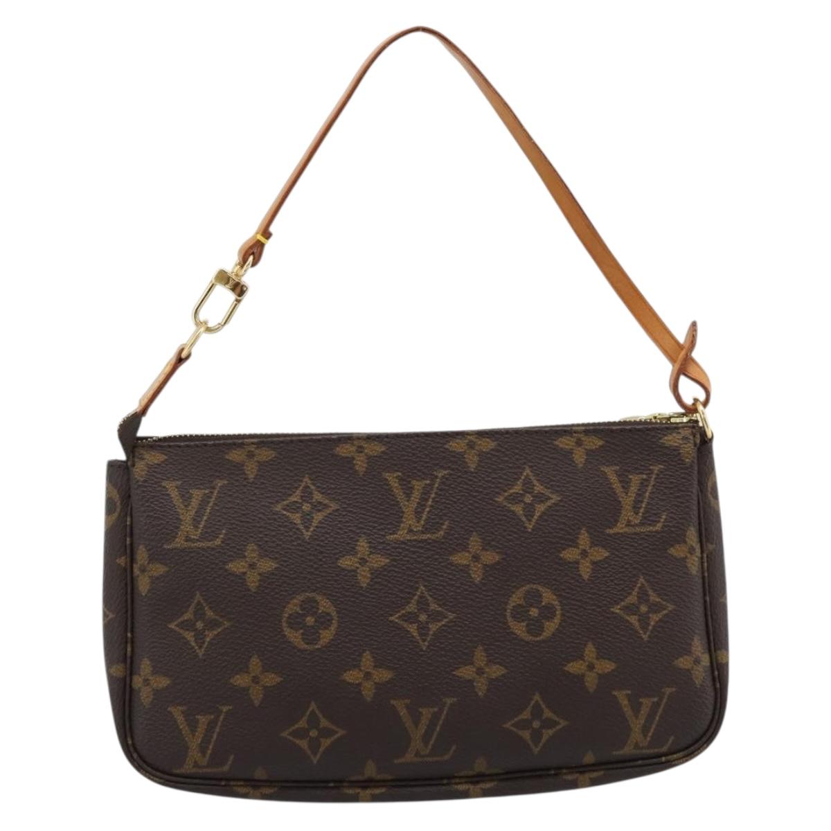 LOUIS VUITTON Monogram Pochette Accessoires Pouch M51980 LV Auth 193871V