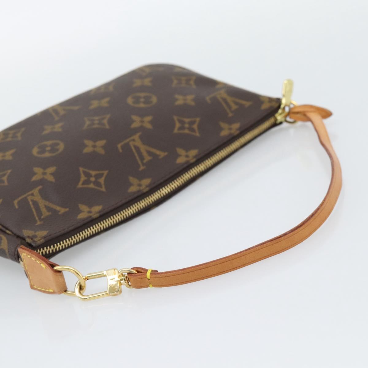 LOUIS VUITTON Monogram Pochette Accessoires Pouch M51980 LV Auth 193871V