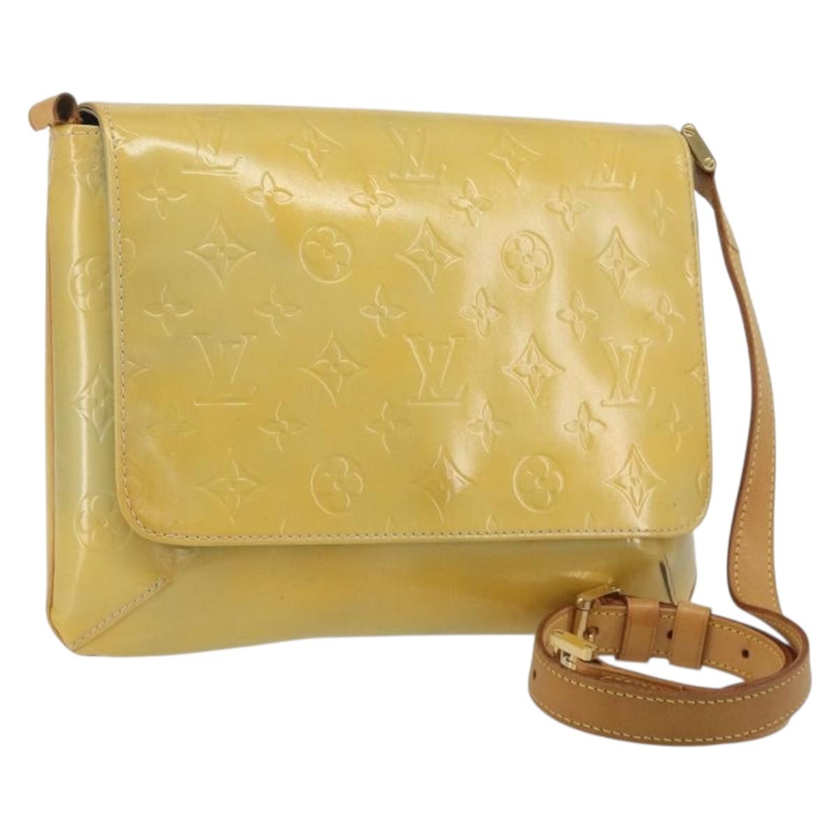 LOUIS VUITTON Monogram Vernis Thompson Street Bag Gris M91008 LV Auth 193873