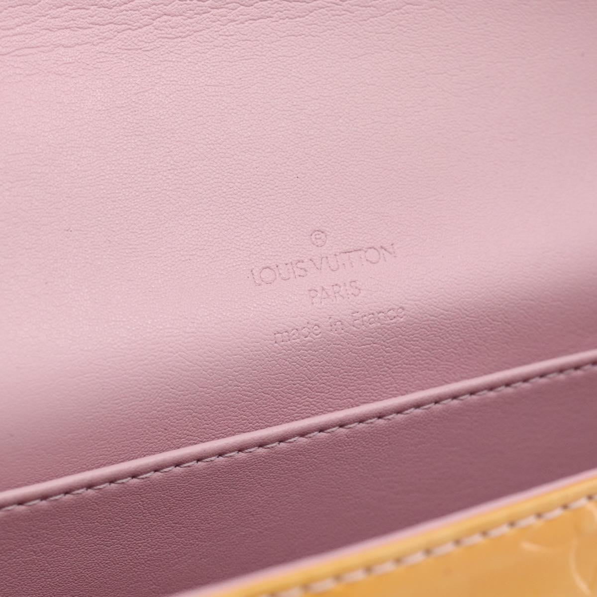 LOUIS VUITTON Monogram Vernis Thompson Street Bag Pink M91070 LV Auth 193874
