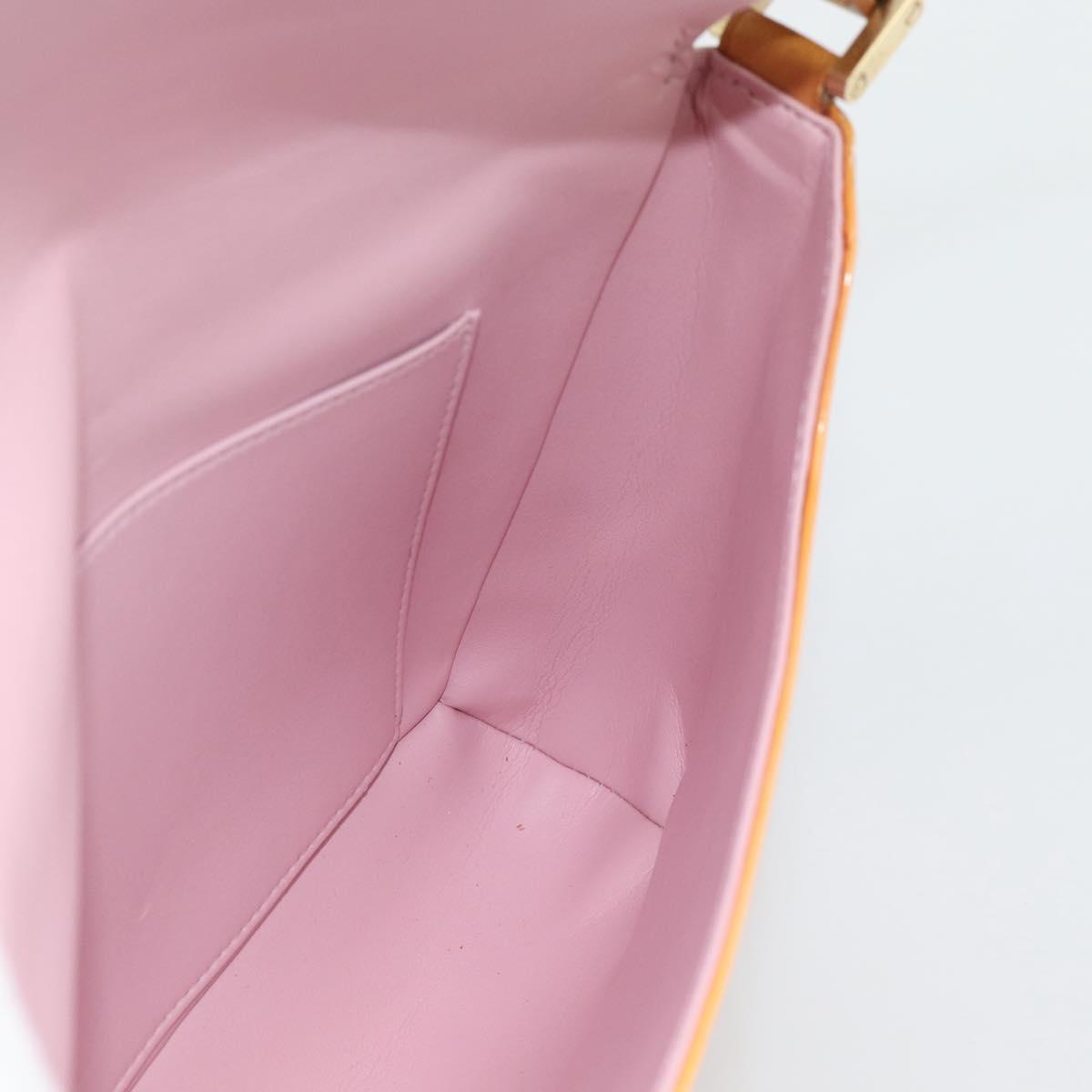LOUIS VUITTON Monogram Vernis Thompson Street Bag Pink M91070 LV Auth 193874