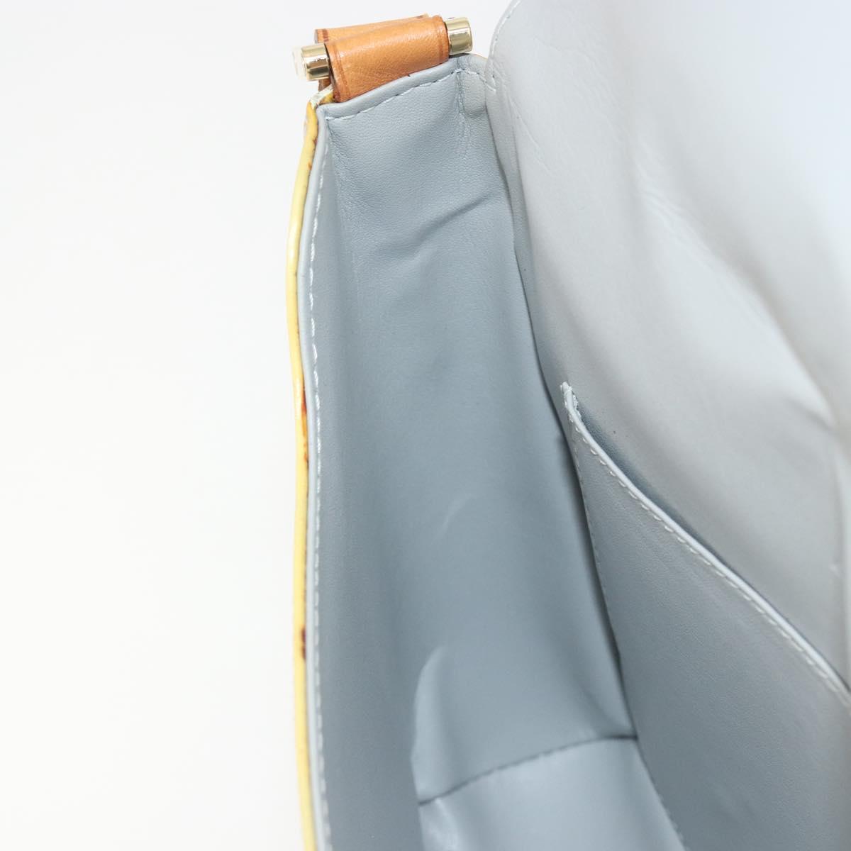 LOUIS VUITTON Monogram Vernis Thompson Street Bag Gris M91008 LV Auth 193875