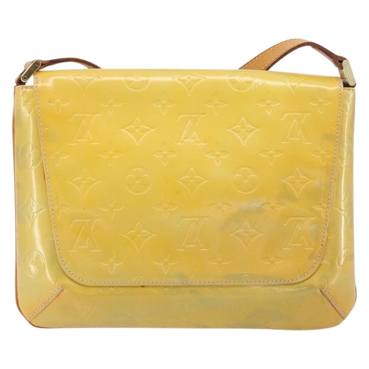 LOUIS VUITTON Monogram Vernis Thompson Street Bag Gris M91008 LV Auth 193875
