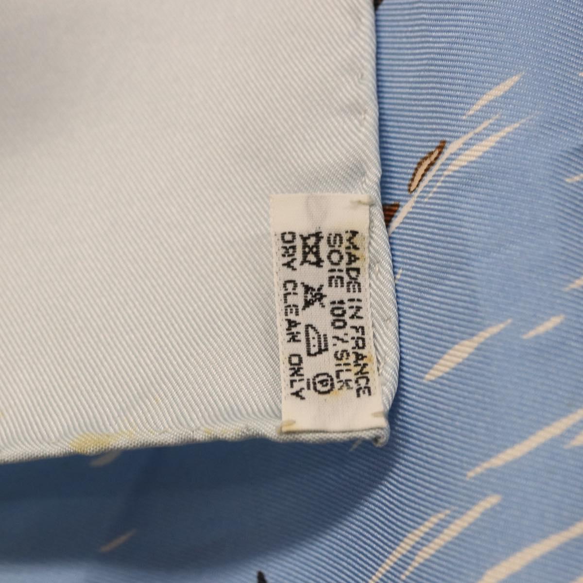 HERMES Carre 90 Scarf ”Lavie Precieuse de la Mediterranee” Silk Auth 193883