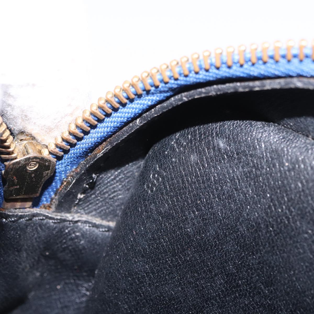 LOUIS VUITTON Epi Jeune Fille MM Shoulder Bag Toledo Blue M52155 LV Auth 193892