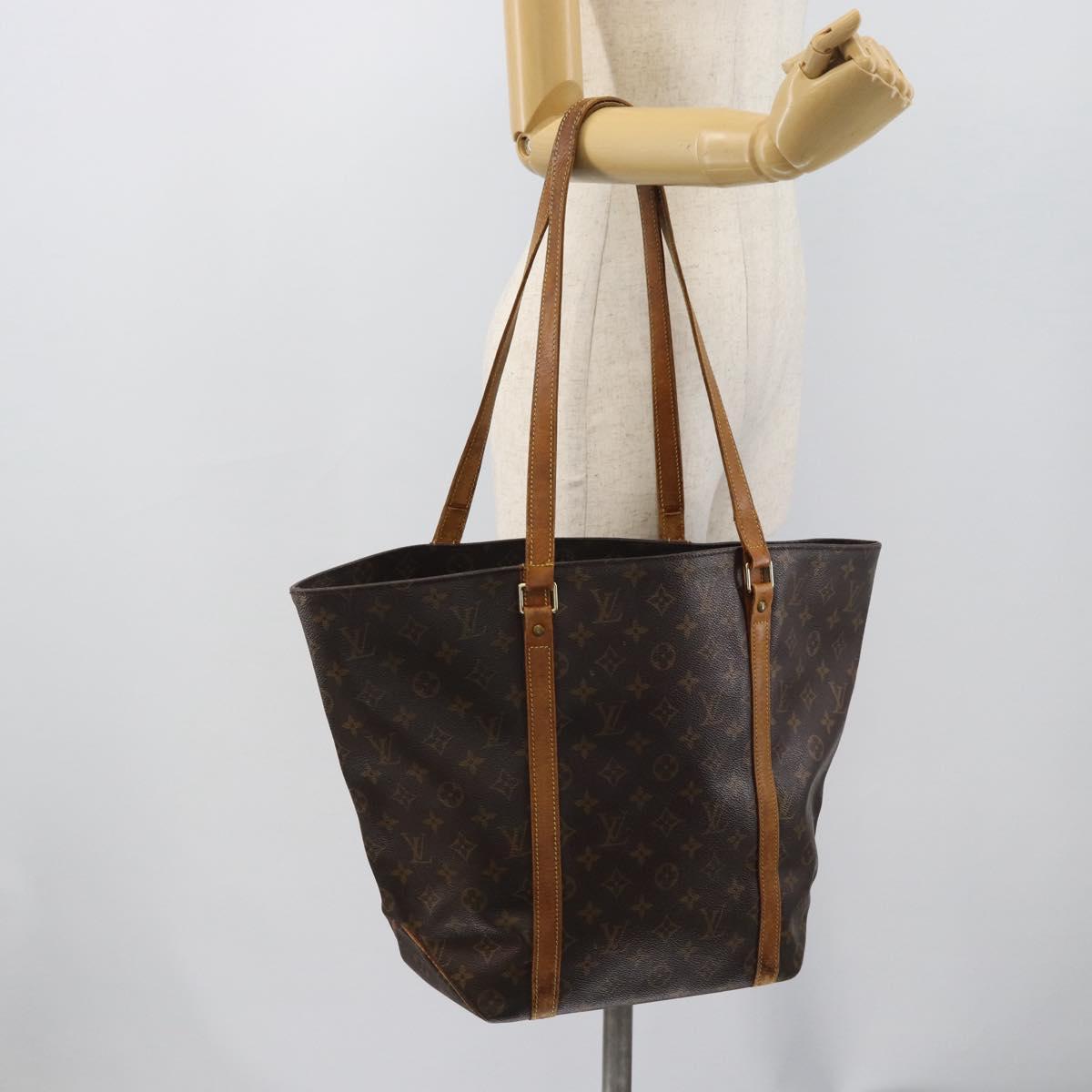 LOUIS VUITTON Monogram Sac Shopping Tote Bag M51108 LV Auth 193895