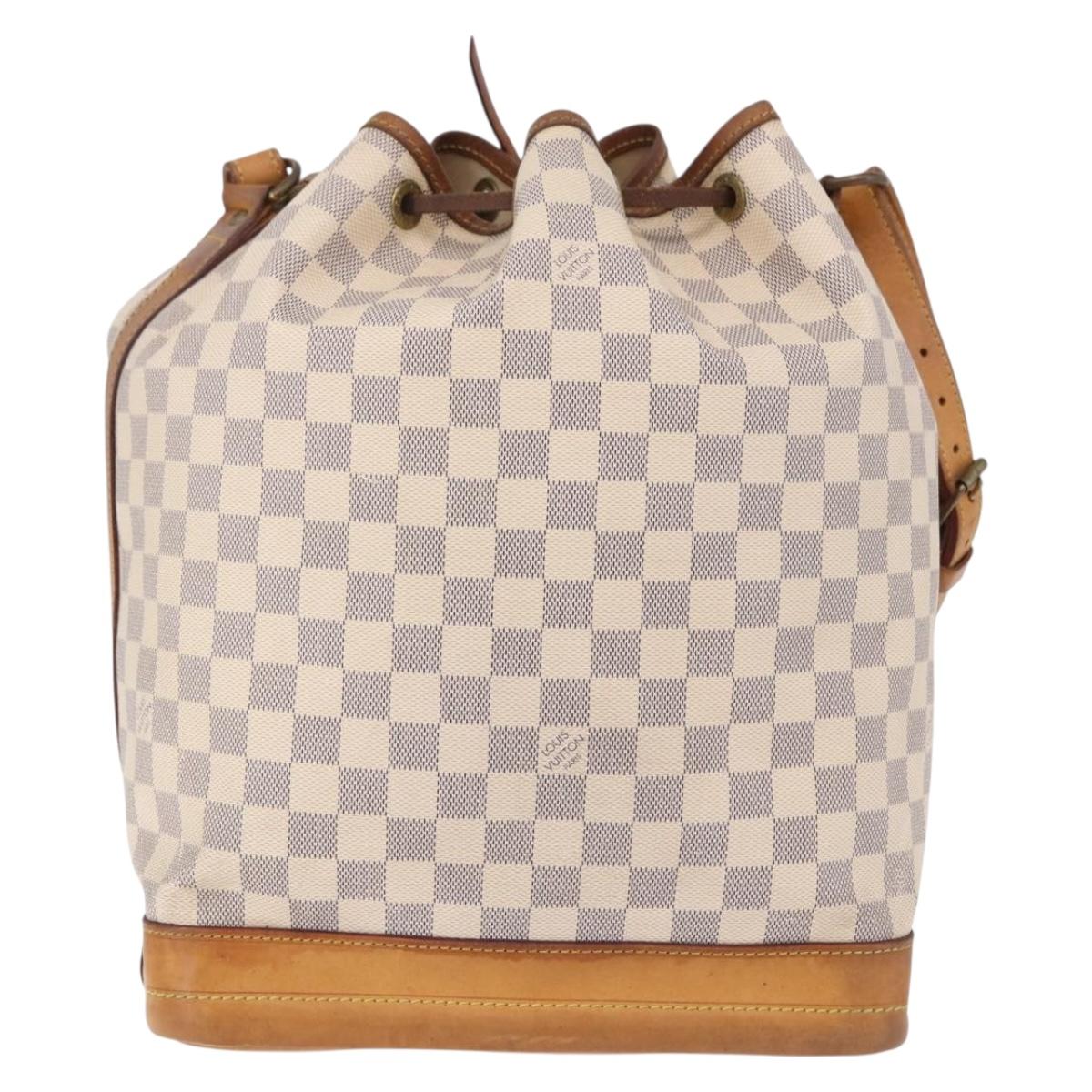 LOUIS VUITTON Damier Azur Noe Shoulder Bag N42222 LV Auth 193897A