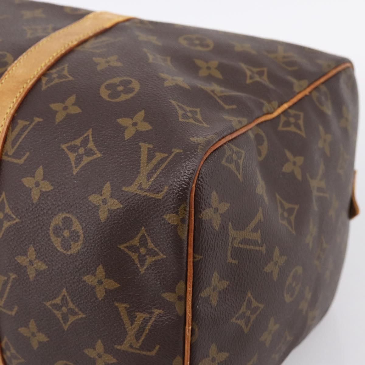 LOUIS VUITTON Monogram Sac Souple 35 Boston Bag M41626 LV Auth 193900