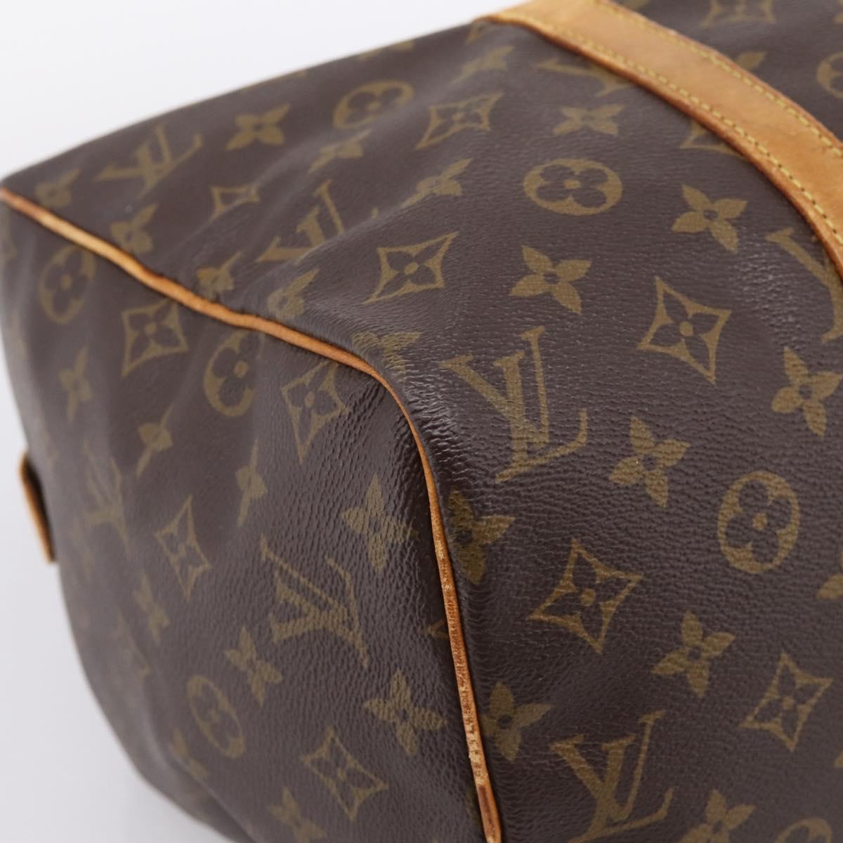LOUIS VUITTON Monogram Sac Souple 35 Boston Bag M41626 LV Auth 193900