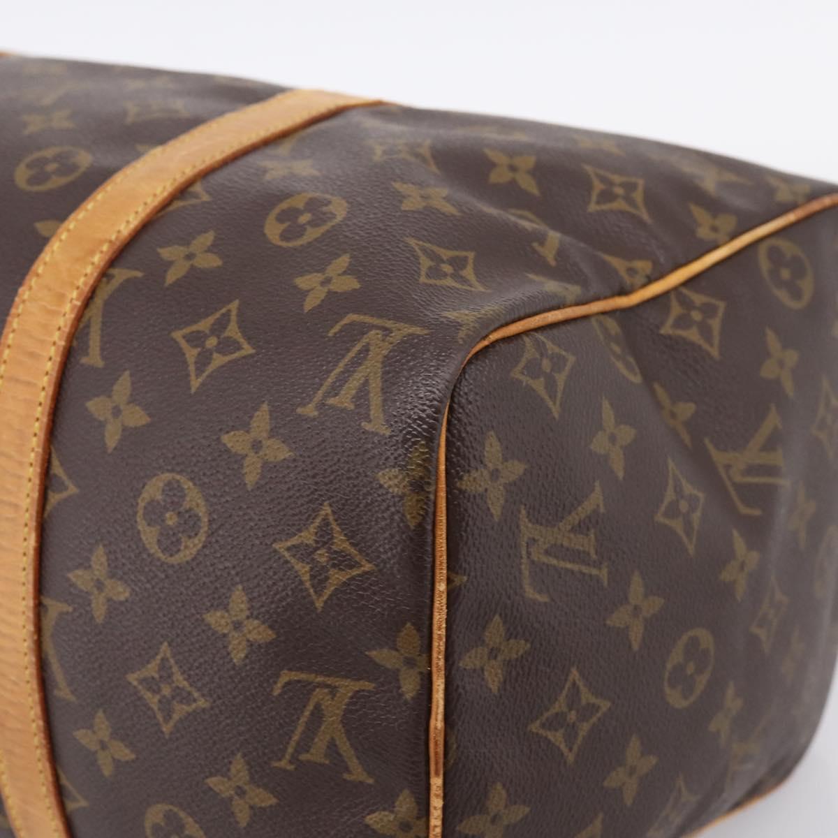 LOUIS VUITTON Monogram Sac Souple 35 Boston Bag M41626 LV Auth 193900