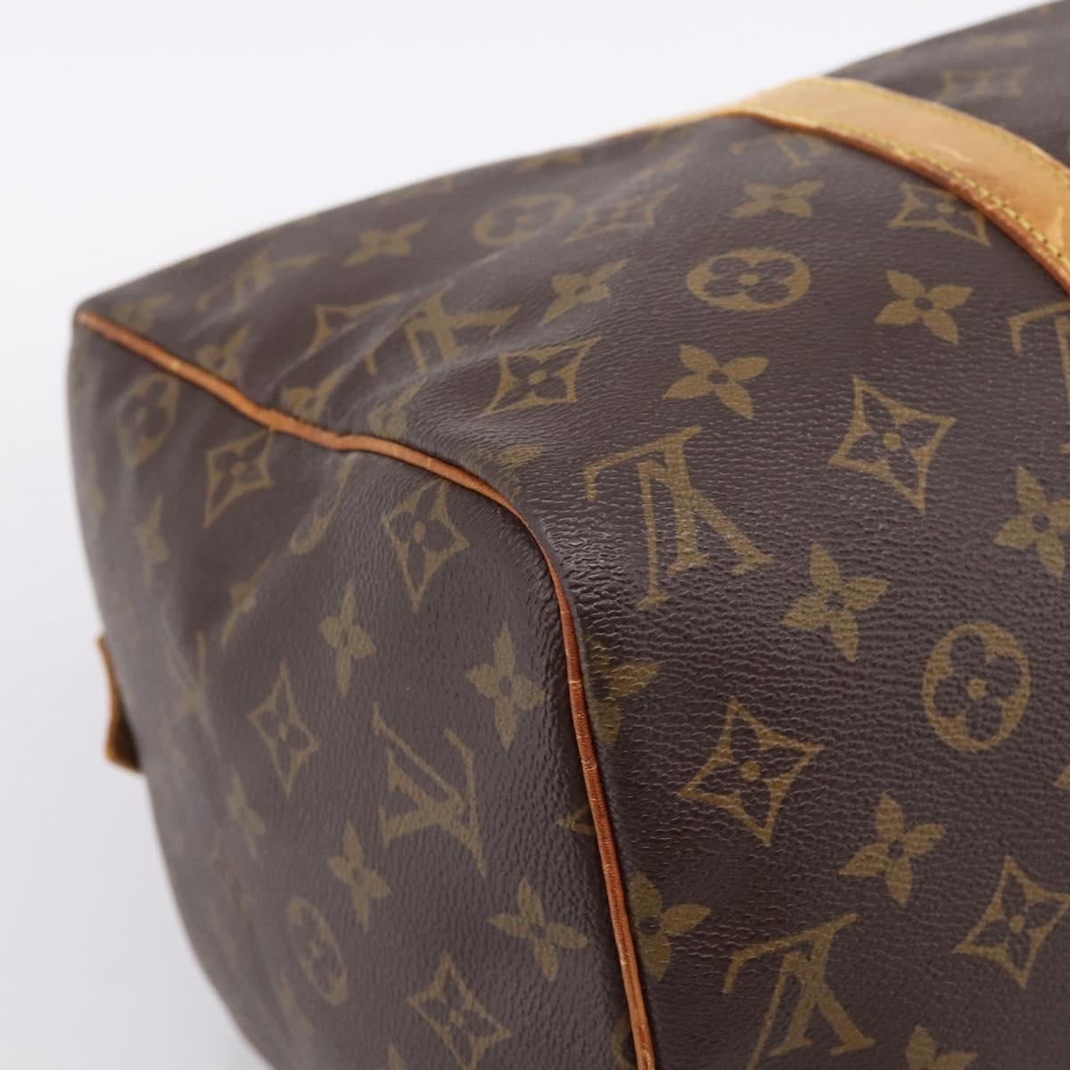 LOUIS VUITTON Monogram Sac Souple 35 Boston Bag M41626 LV Auth 193900
