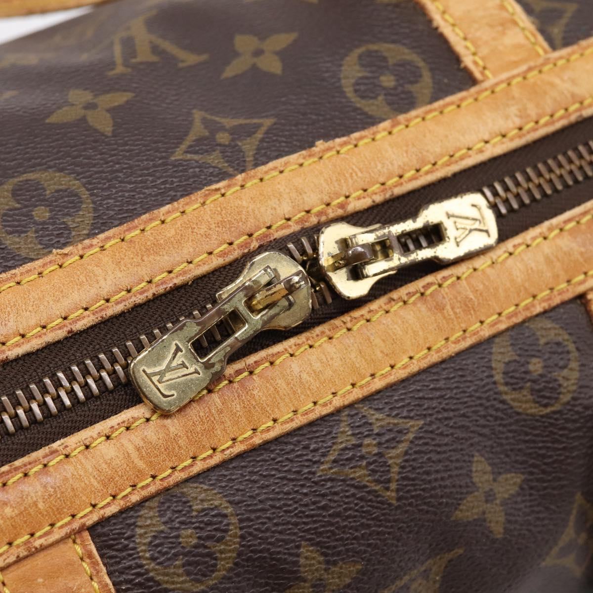 LOUIS VUITTON Monogram Sac Souple 35 Boston Bag M41626 LV Auth 193900