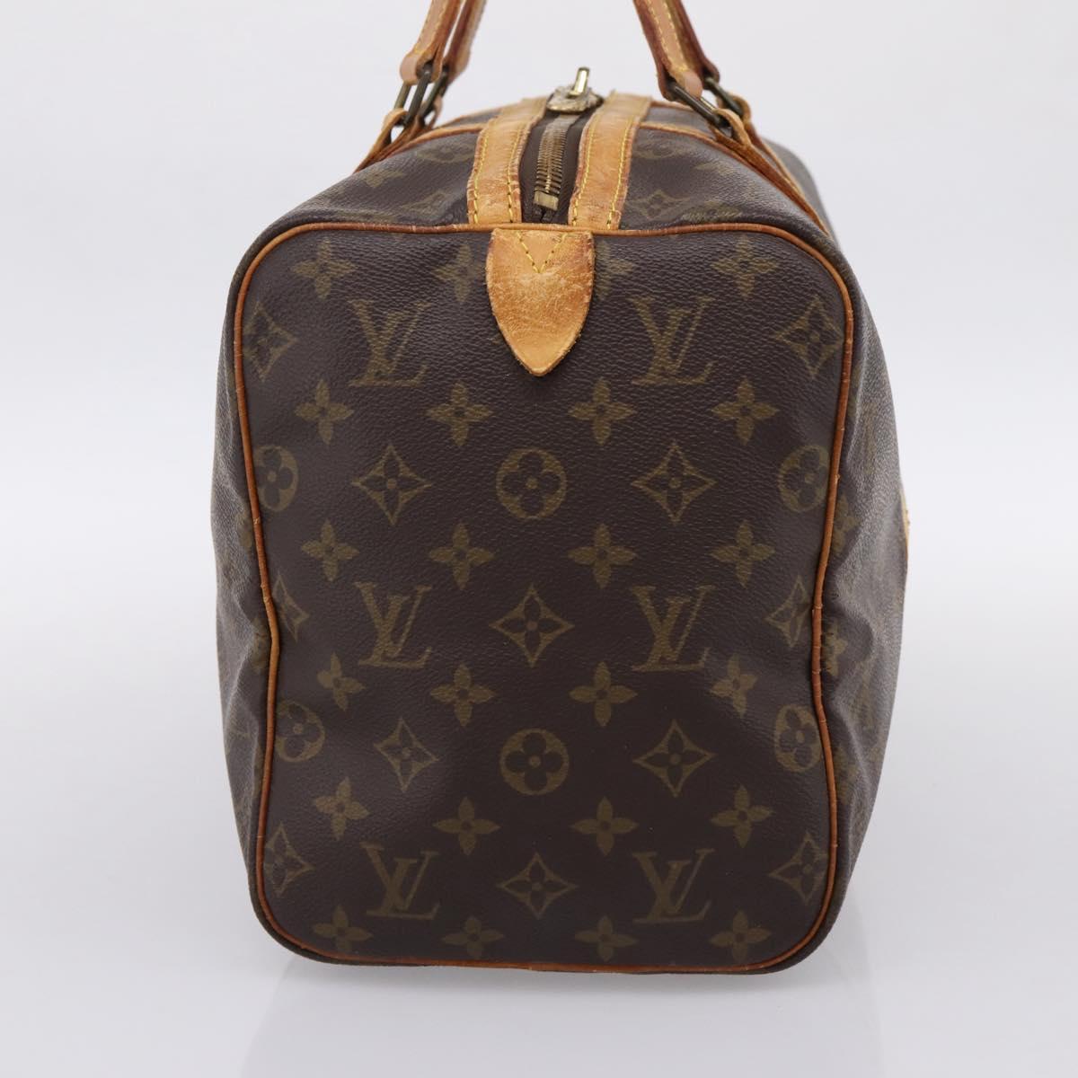 LOUIS VUITTON Monogram Sac Souple 35 Boston Bag M41626 LV Auth 193900