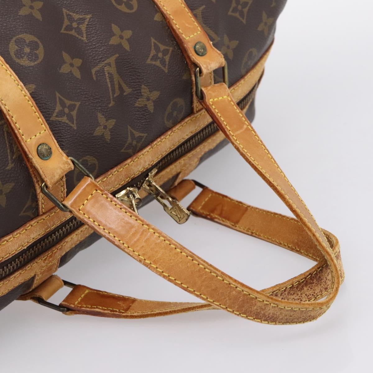 LOUIS VUITTON Monogram Sac Souple 35 Boston Bag M41626 LV Auth 193900