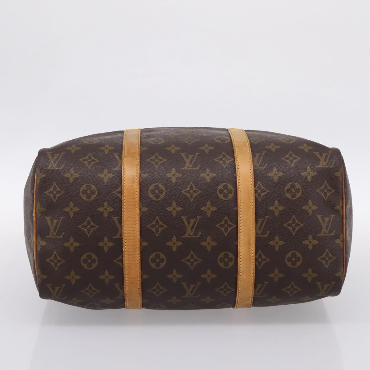 LOUIS VUITTON Monogram Sac Souple 35 Boston Bag M41626 LV Auth 193900