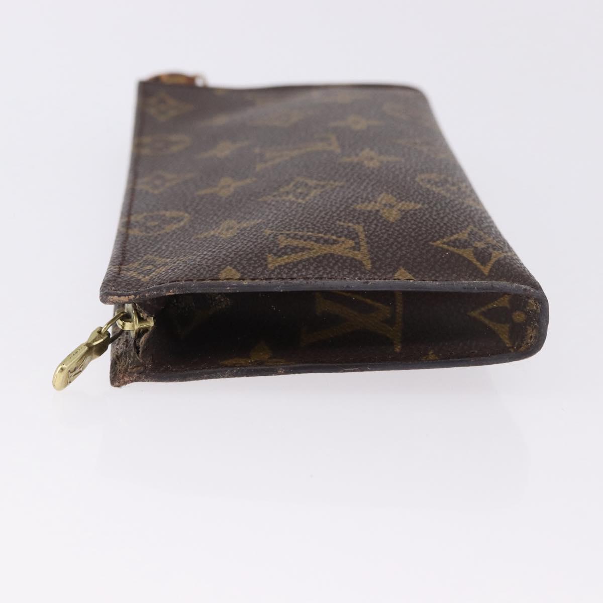 LOUIS VUITTON Monogram Bucket GM Accessory Pouch LV Auth 193904