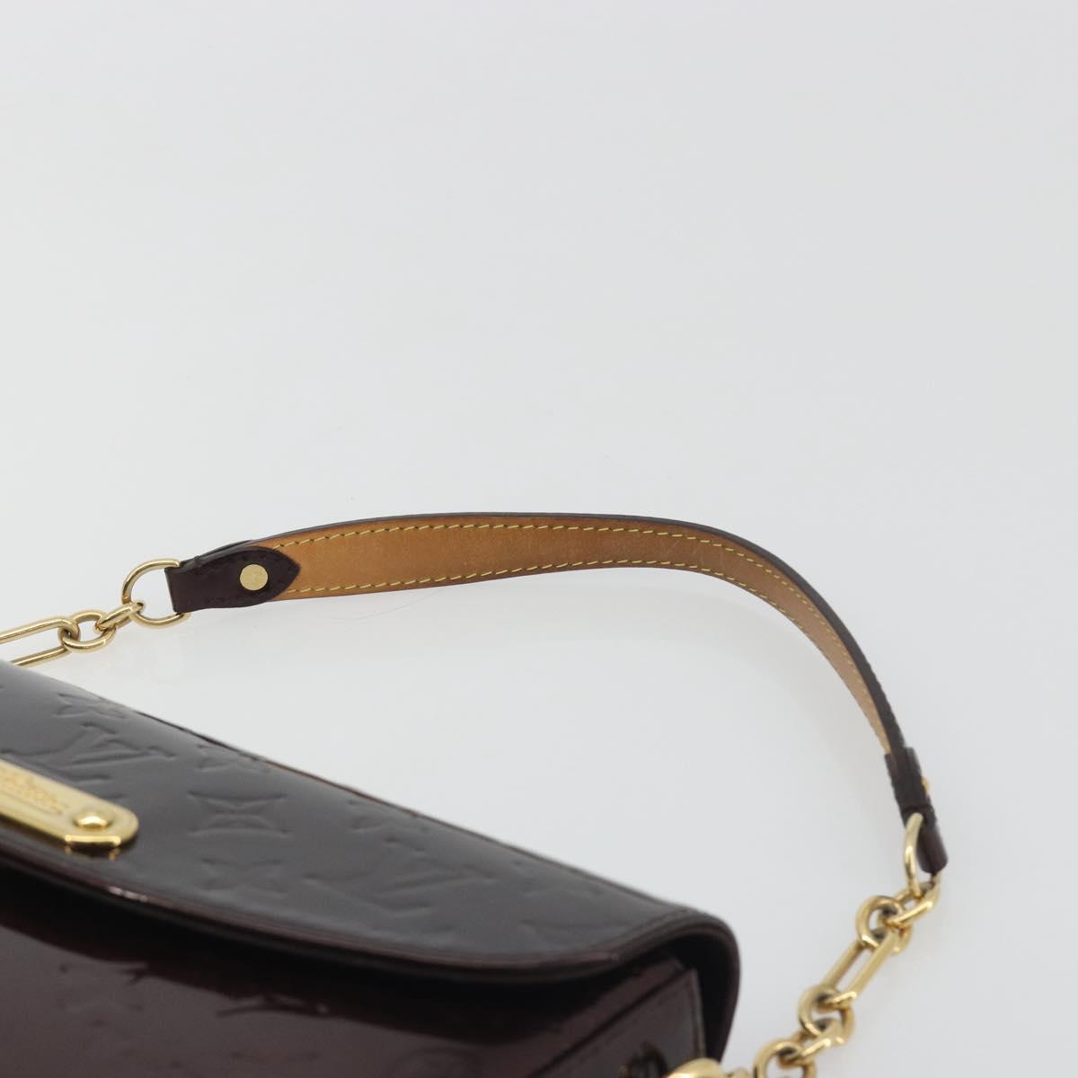 LOUIS VUITTON Monogram Vernis Rodeo Drive Bag Amarante M93598 LV Auth 193905