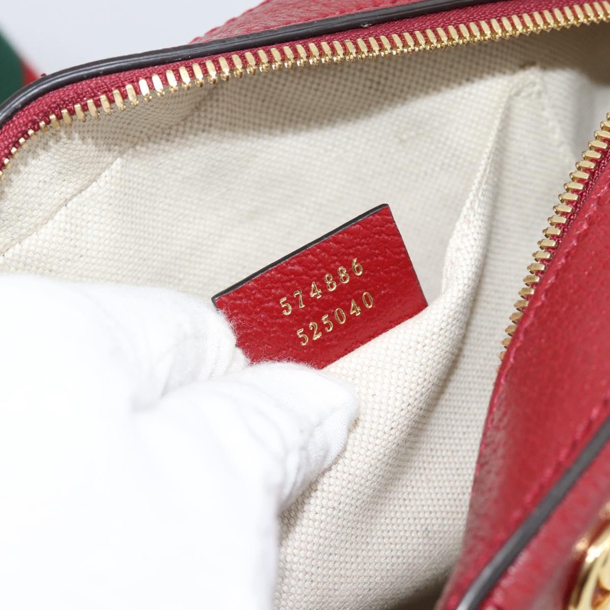 GUCCI Micro GG Supreme Doraemon Collaboration Bag PVC Beige 574886 Auth 193906SAM
