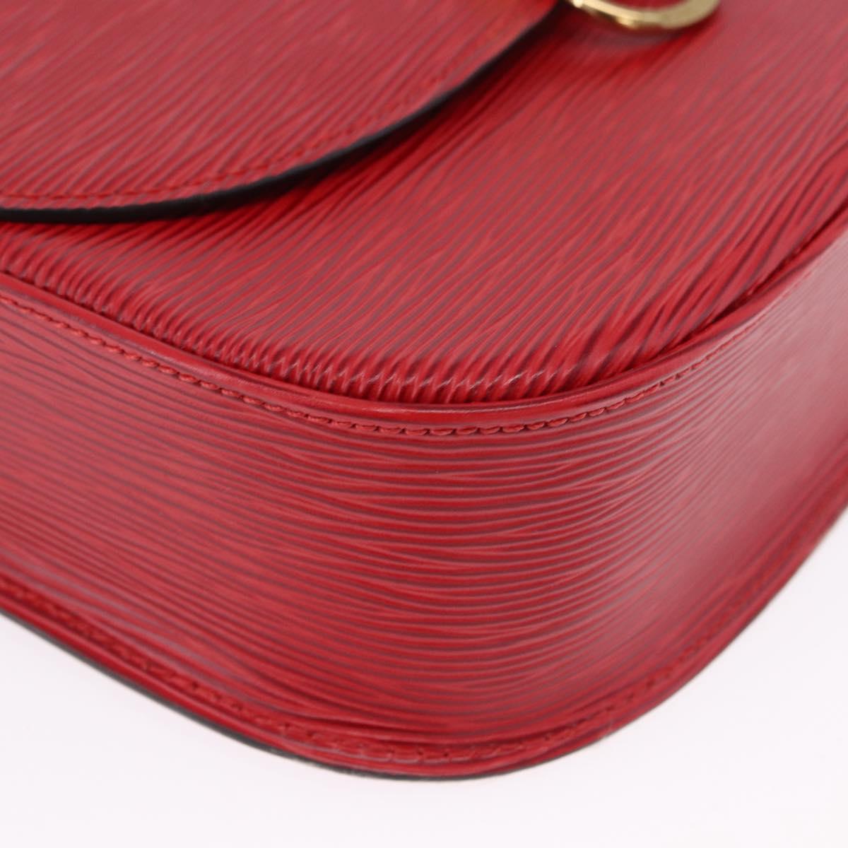 LOUIS VUITTON Epi Saint Cloud GM Shoulder Bag Red M52197 LV Auth 193913A
