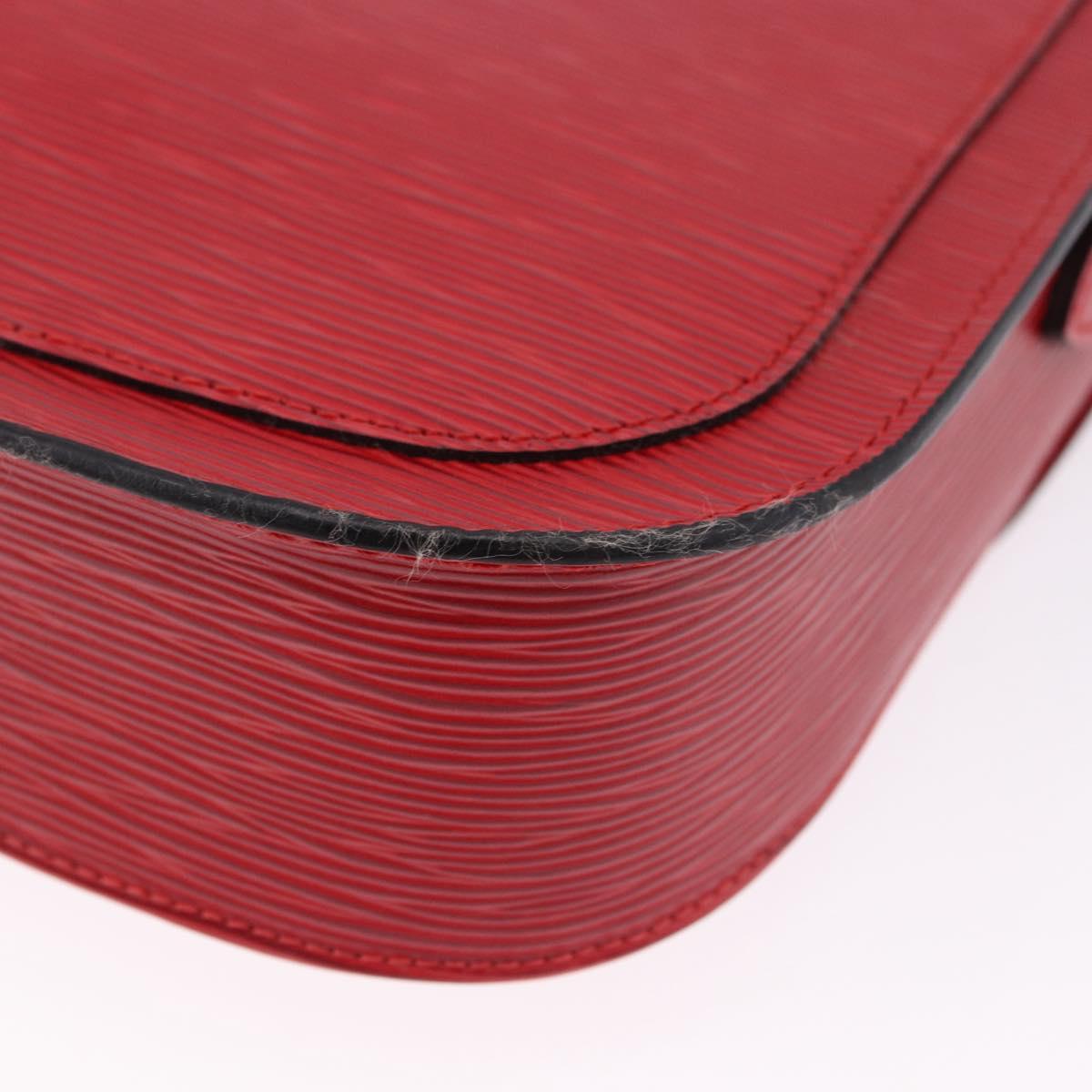 LOUIS VUITTON Epi Saint Cloud GM Shoulder Bag Red M52197 LV Auth 193913A
