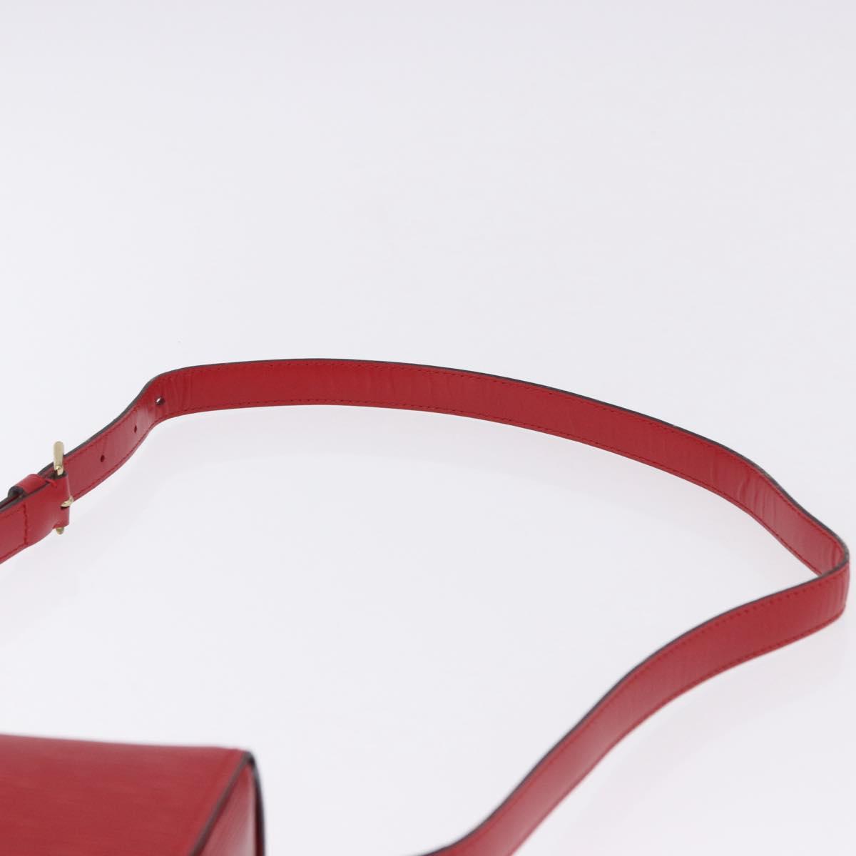 LOUIS VUITTON Epi Saint Cloud GM Shoulder Bag Red M52197 LV Auth 193913A