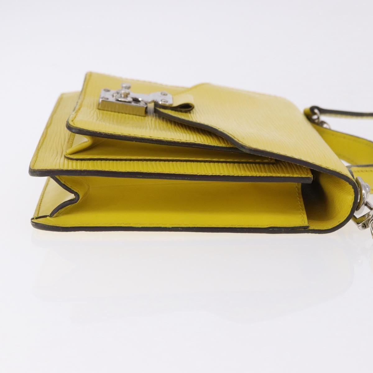 LOUIS VUITTON Epi Monceau BB Hand Bag 2way Pistachian M40978 LV Auth 193916A