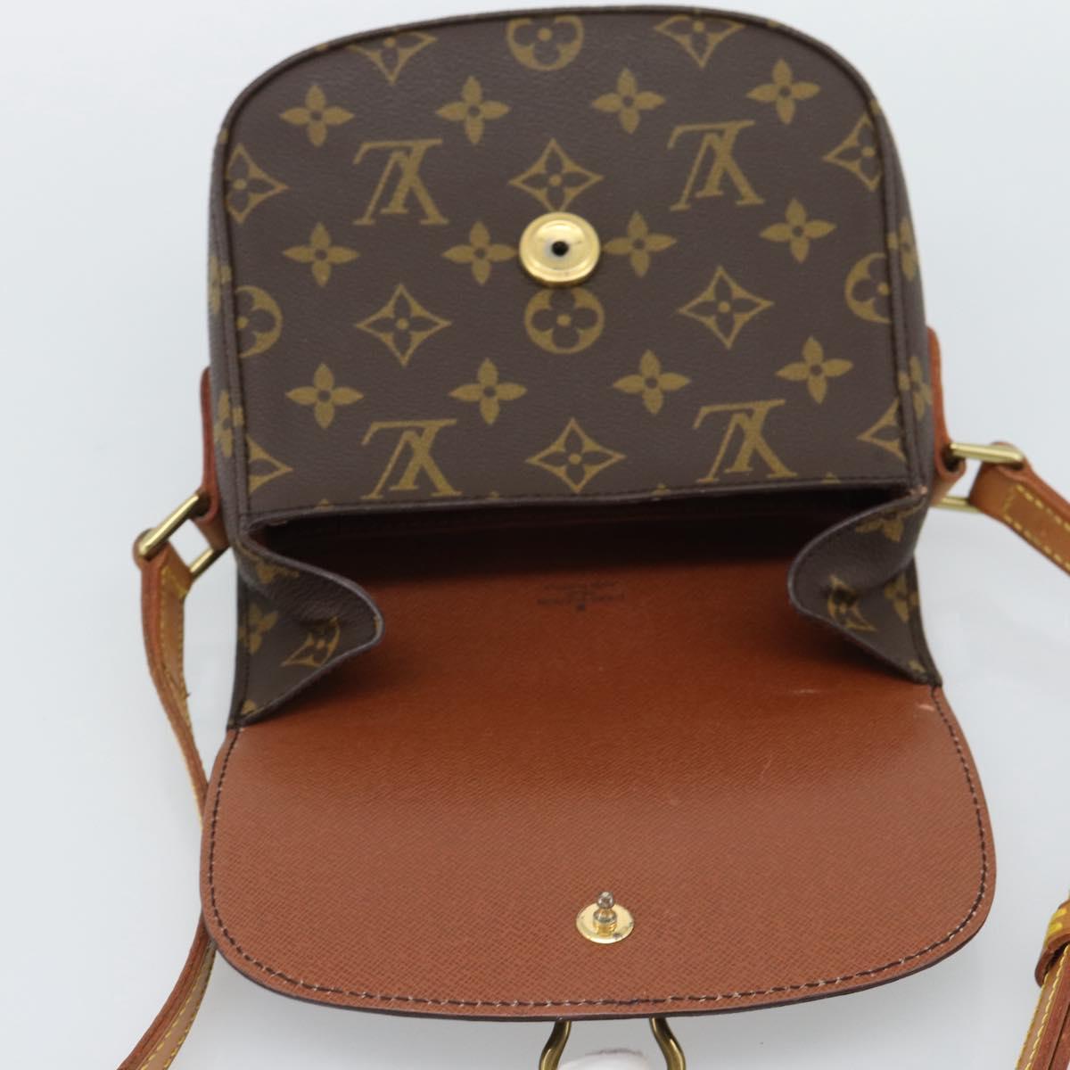 LOUIS VUITTON Monogram Saint Cloud PM Shoulder Bag M51244 LV Auth 193917A