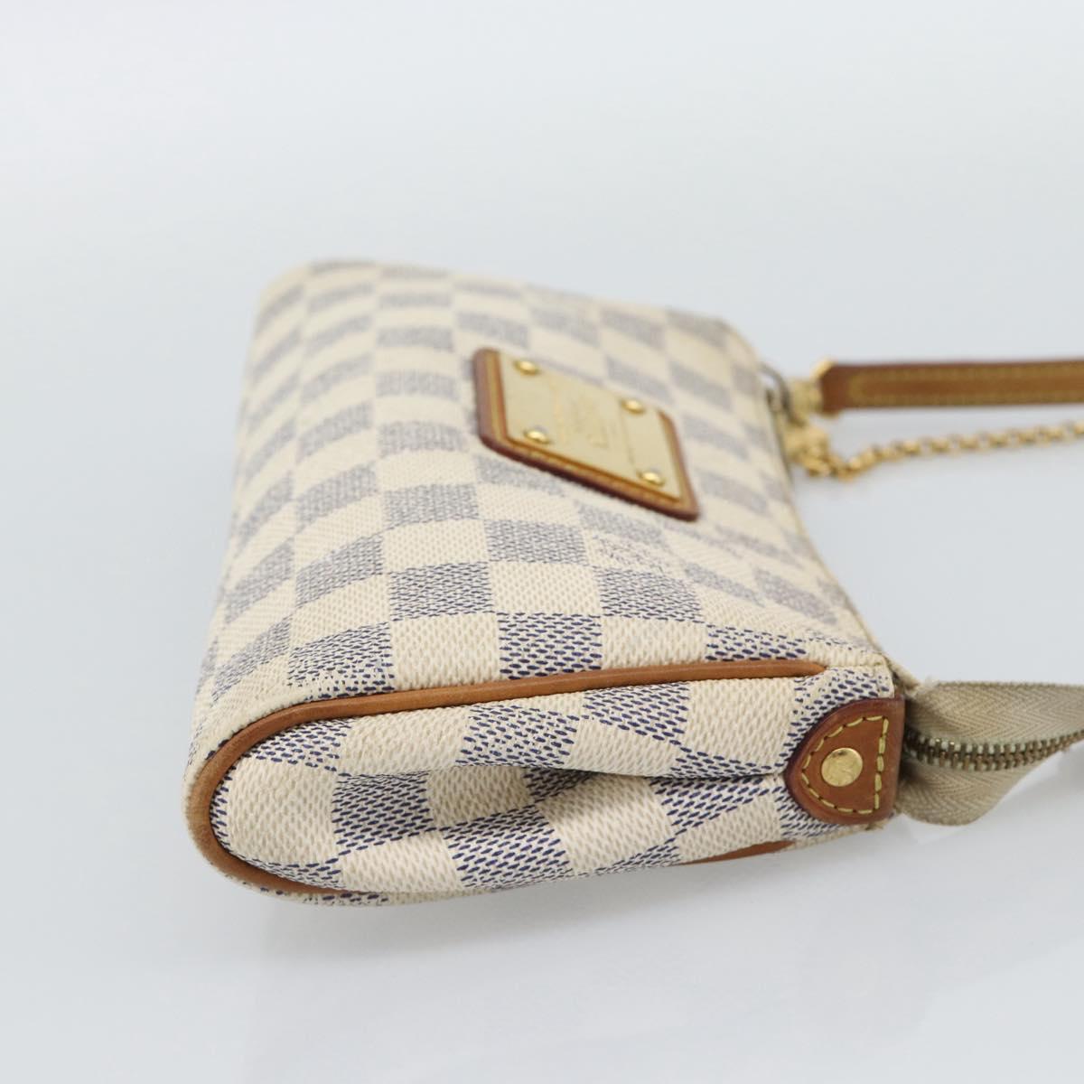 LOUIS VUITTON Damier Azur Eva Shoulder Bag 2way N55214 LV Auth 193922A