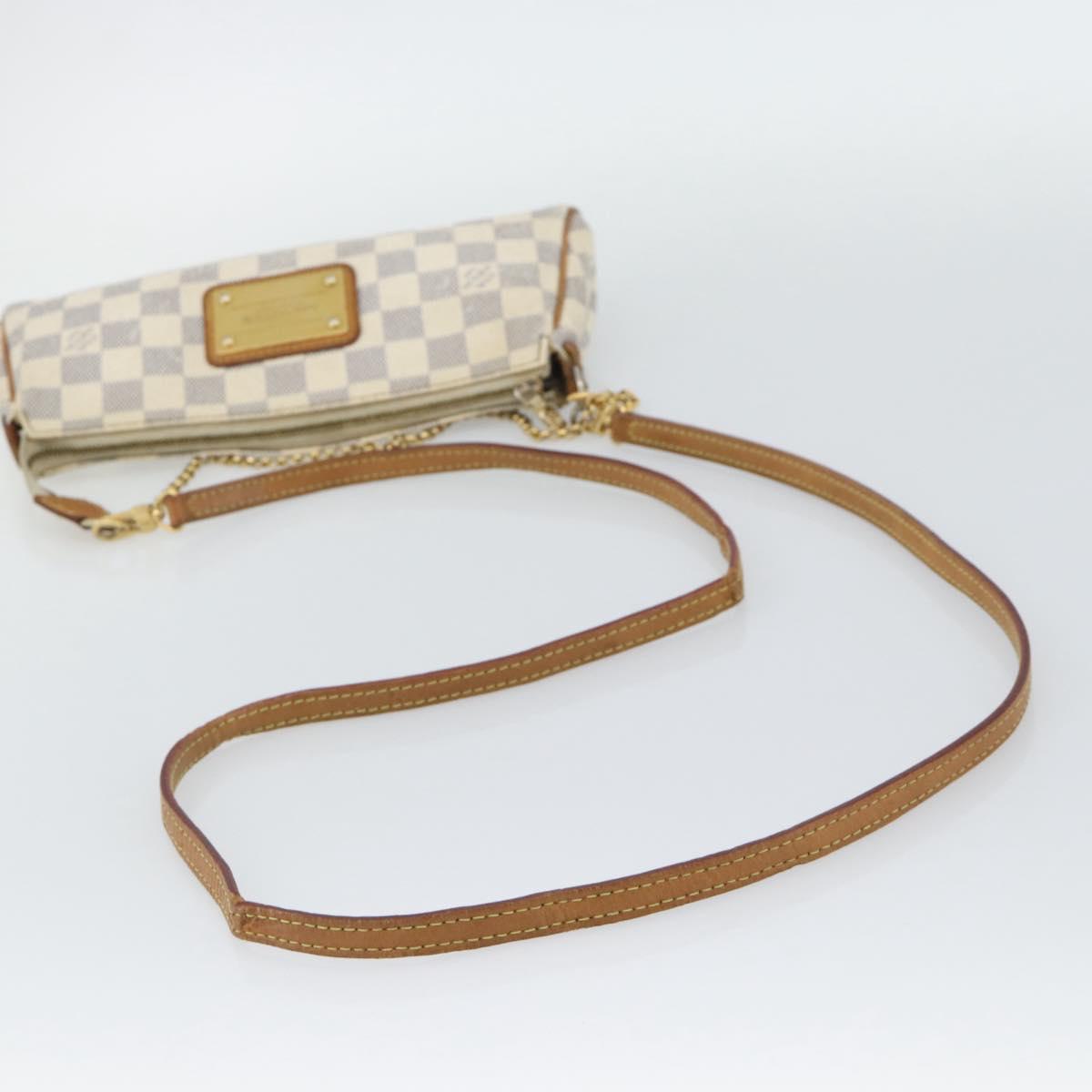 LOUIS VUITTON Damier Azur Eva Shoulder Bag 2way N55214 LV Auth 193922A