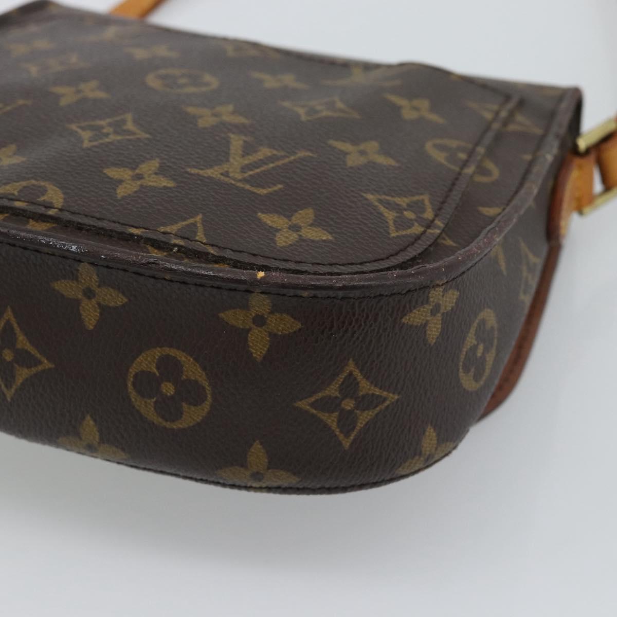 LOUIS VUITTON Monogram Saint Cloud MM Shoulder Bag M51243 LV Auth 193923
