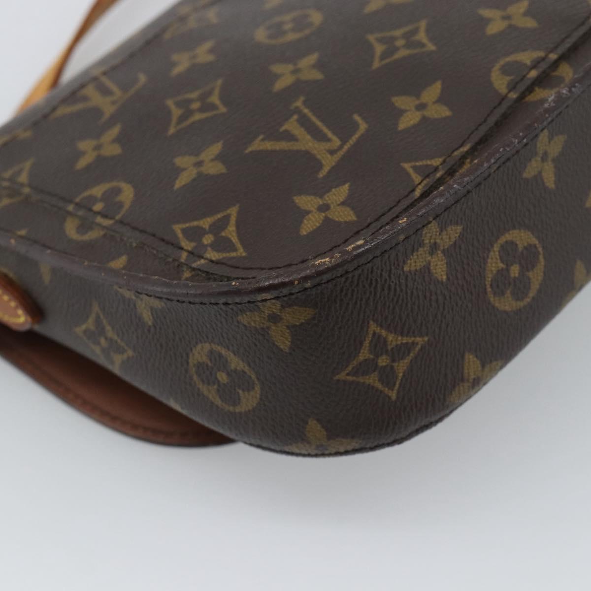 LOUIS VUITTON Monogram Saint Cloud MM Shoulder Bag M51243 LV Auth 193923