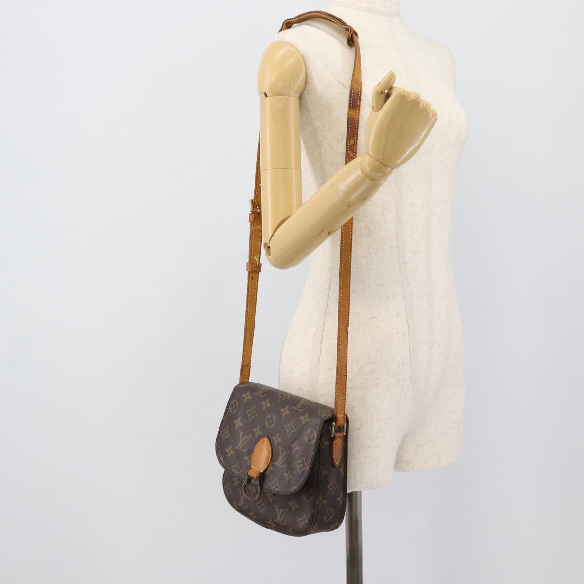LOUIS VUITTON Monogram Saint Cloud MM Shoulder Bag M51243 LV Auth 193923
