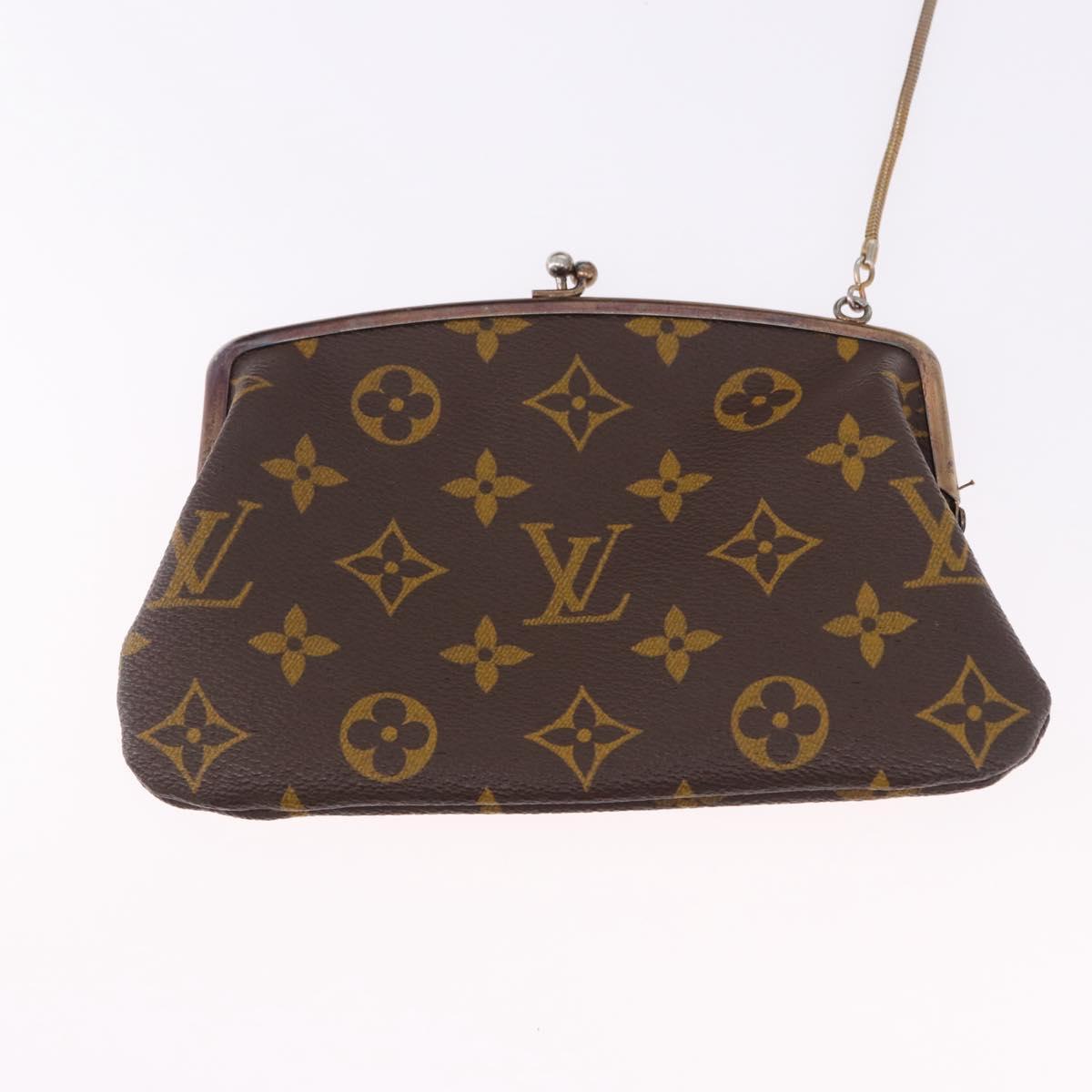 LOUIS VUITTON Monogram Bucket GM Shoulder Bag M42236 LV Auth 193925