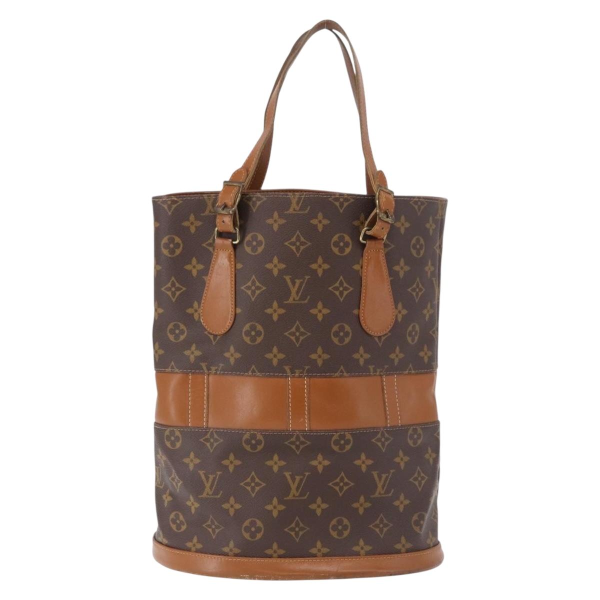 LOUIS VUITTON Monogram Bucket GM Shoulder Bag M42236 LV Auth 193925