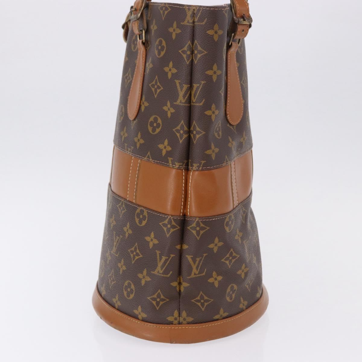 LOUIS VUITTON Monogram Bucket GM Shoulder Bag M42236 LV Auth 193925